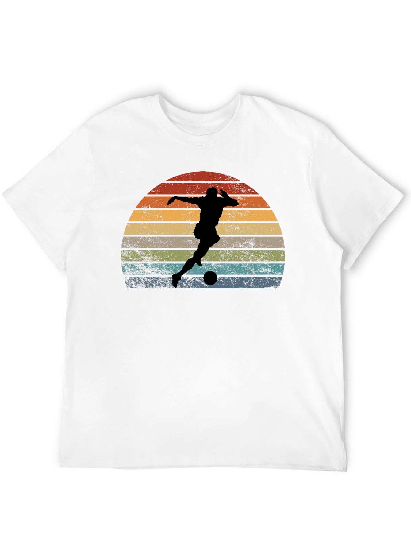 Retro Soccer Player Graphic Tee