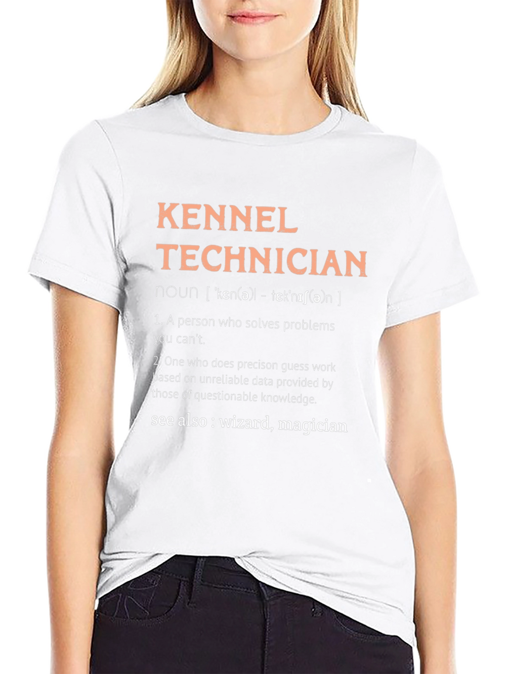 Kennel Technician T-Shirt - Wizard Definition