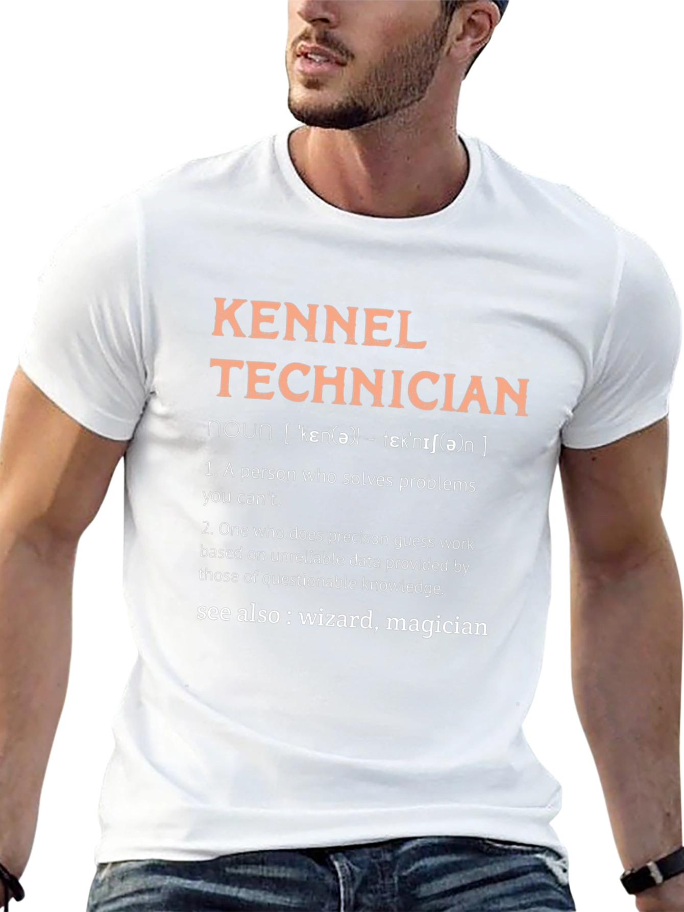 Kennel Technician T-Shirt - Wizard Definition