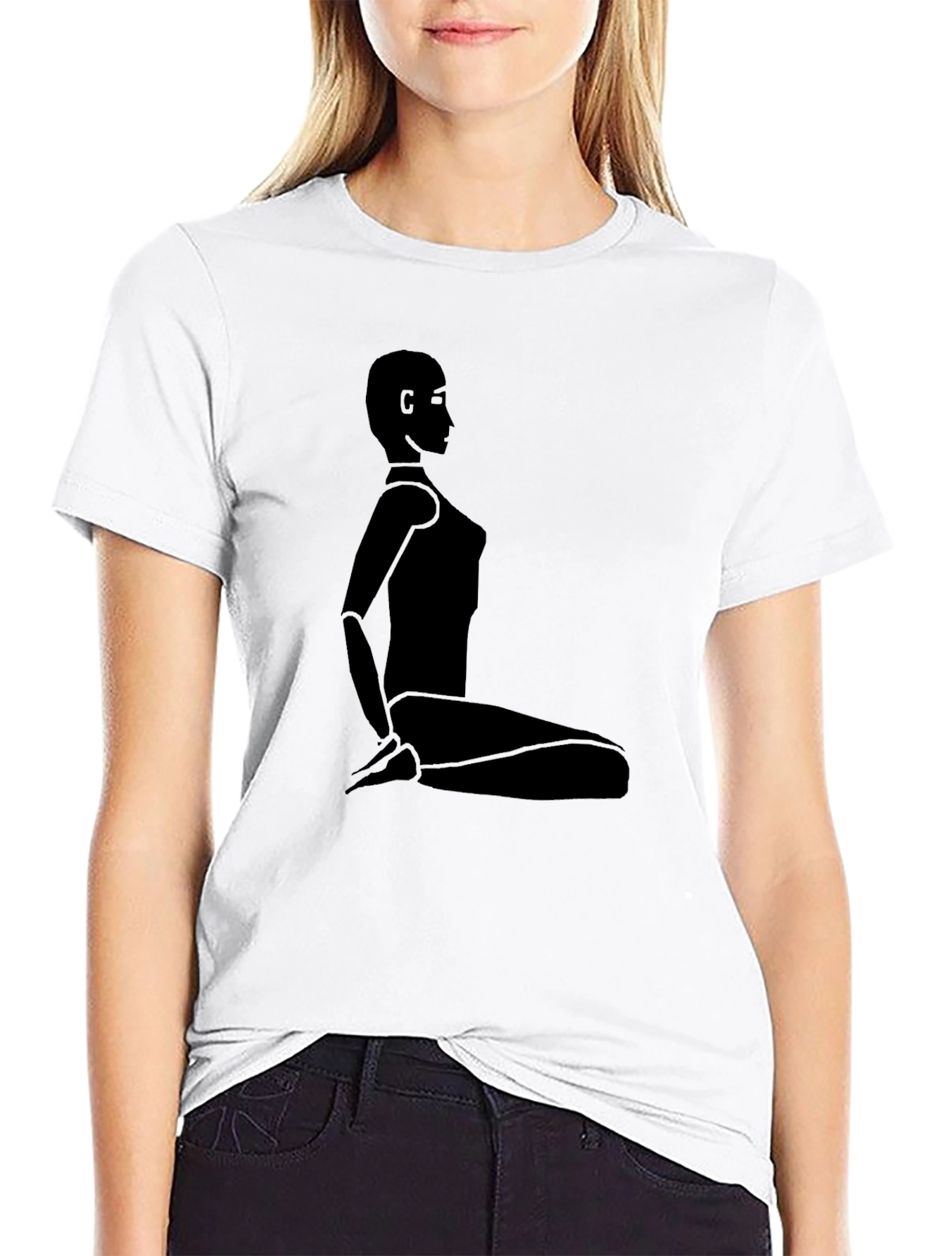 Modern Silhouette Tee - Artistic Graphic T-Shirt