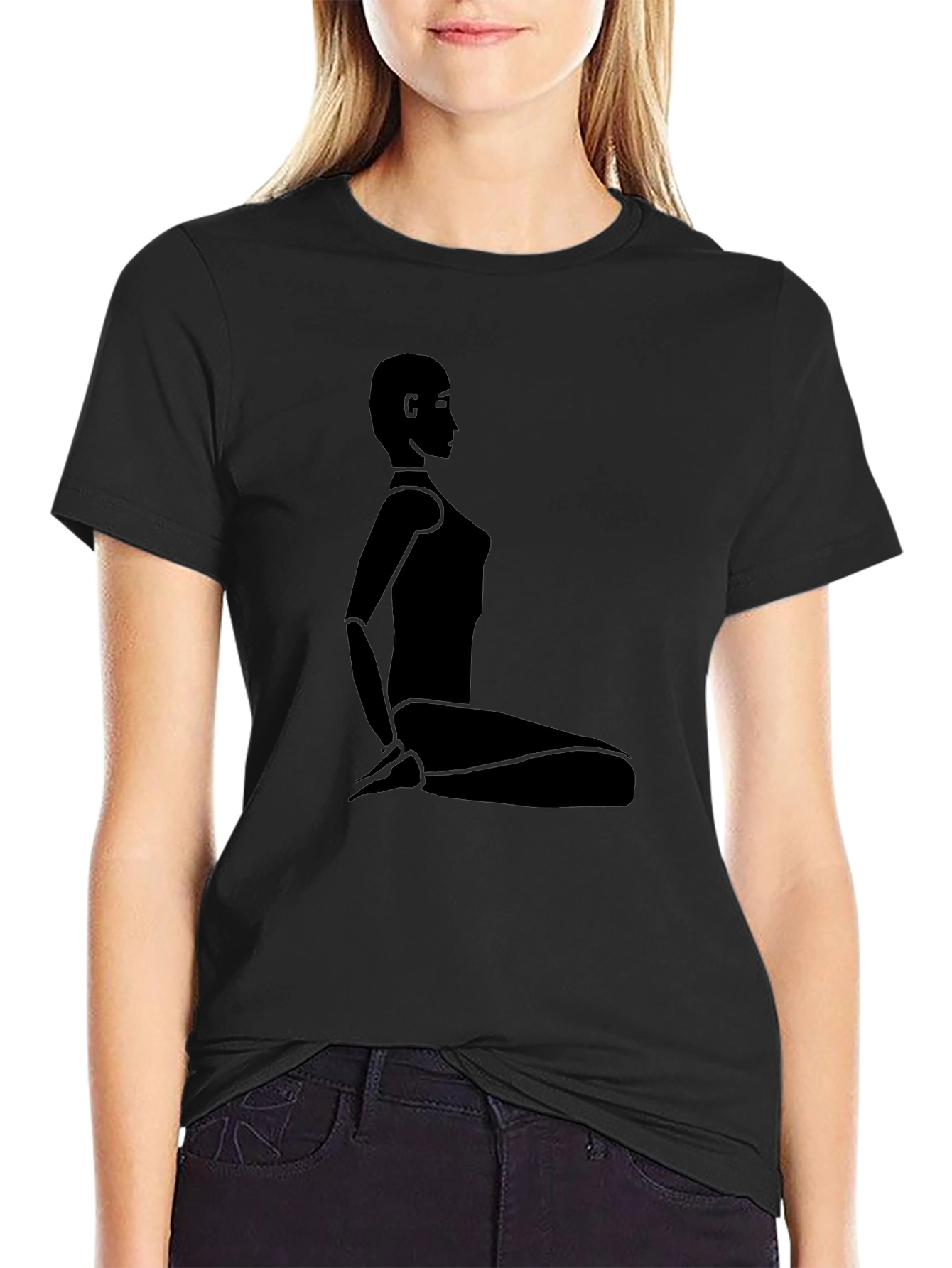Modern Silhouette Tee - Artistic Graphic T-Shirt