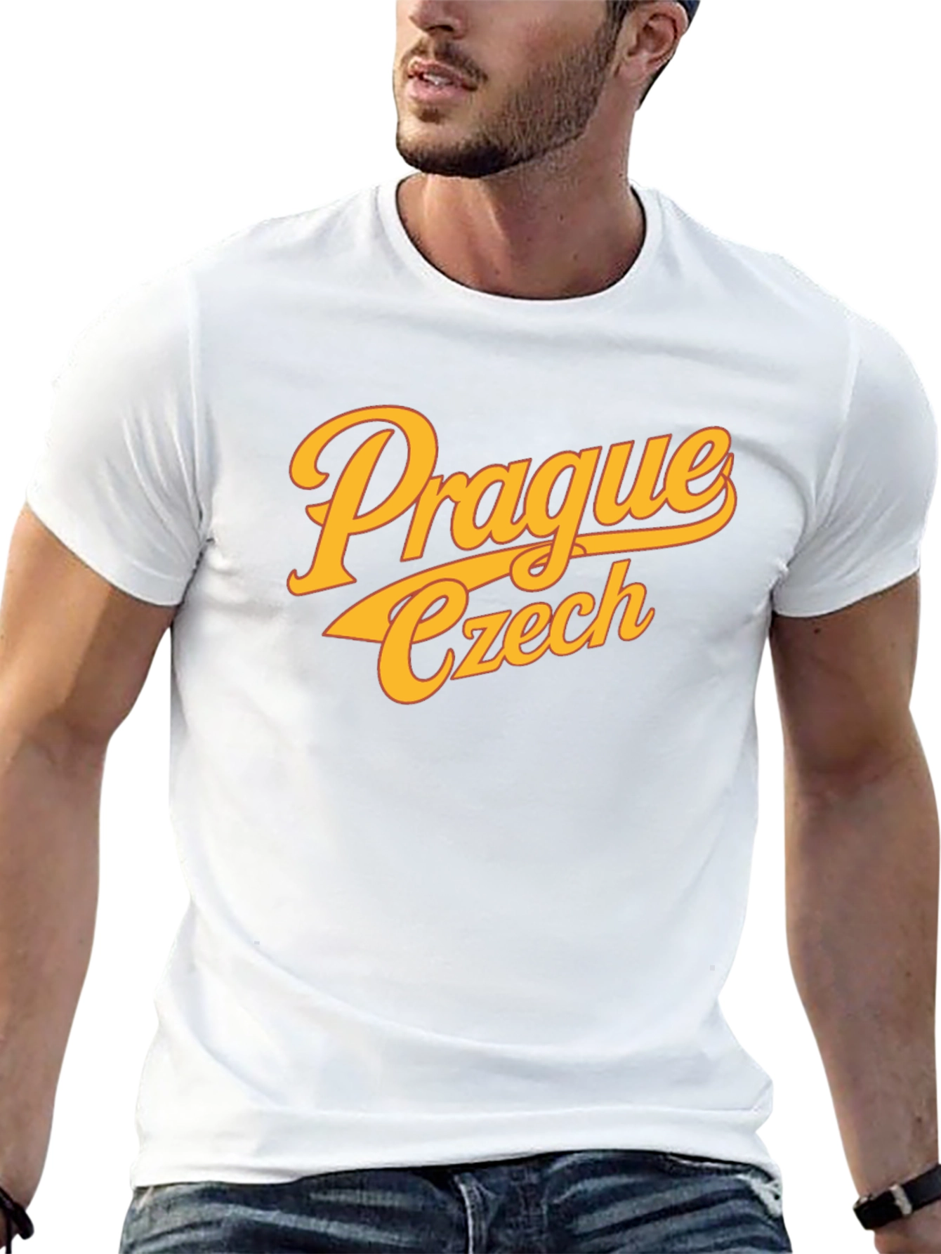 Prague Czech T-Shirt - Retro Style