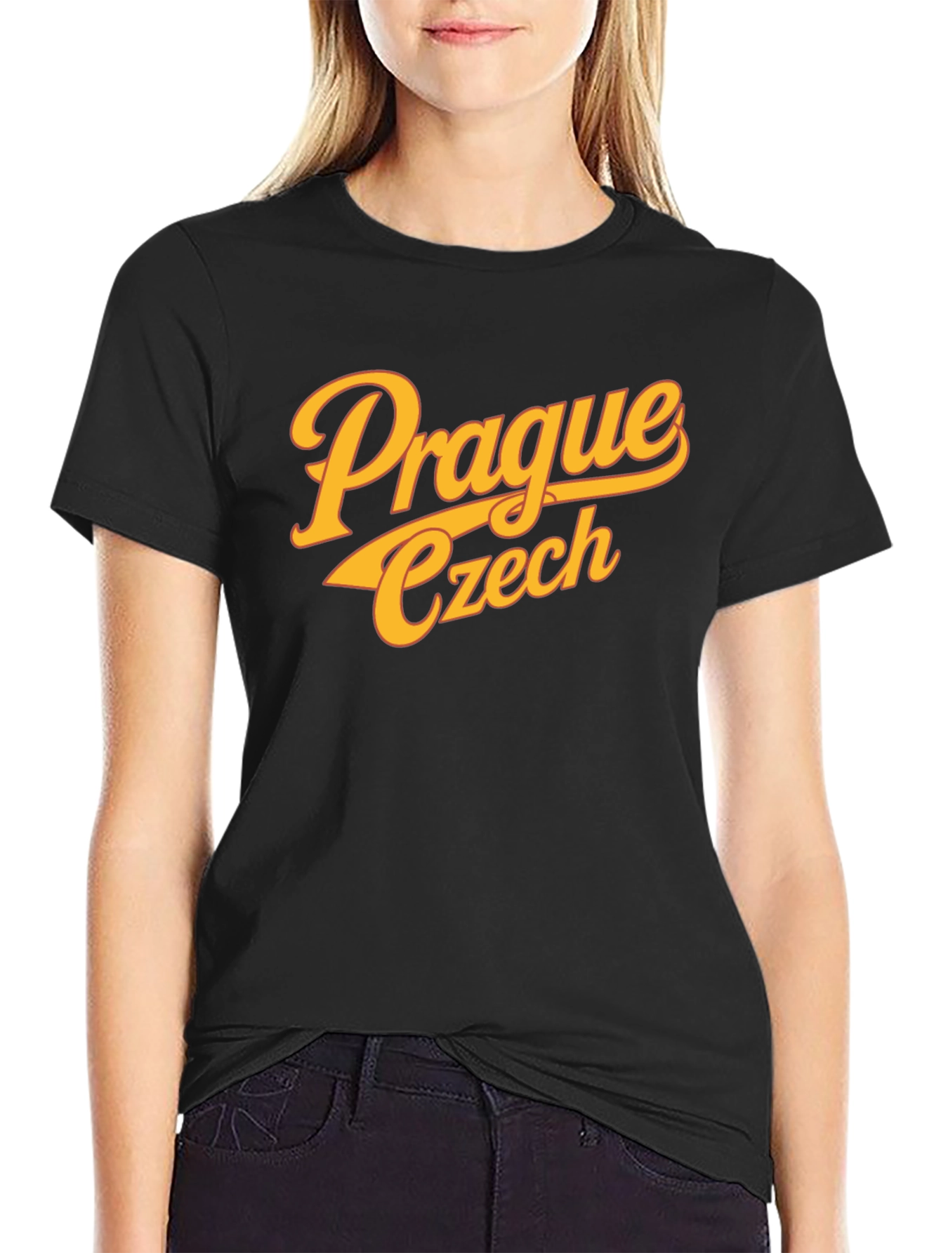 Prague Czech T-Shirt - Retro Style