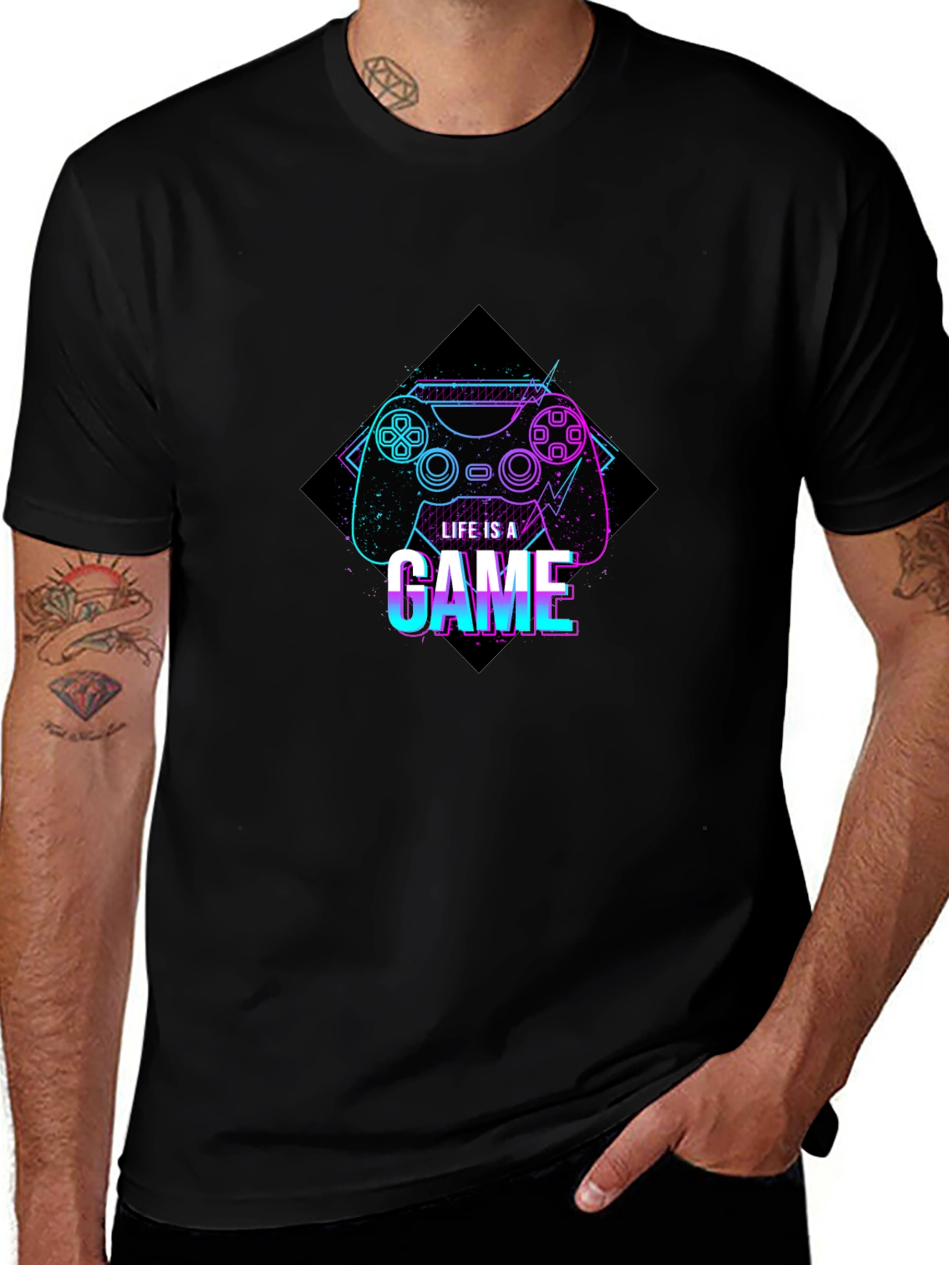 Life is a Game T-Shirt - Gamer Style