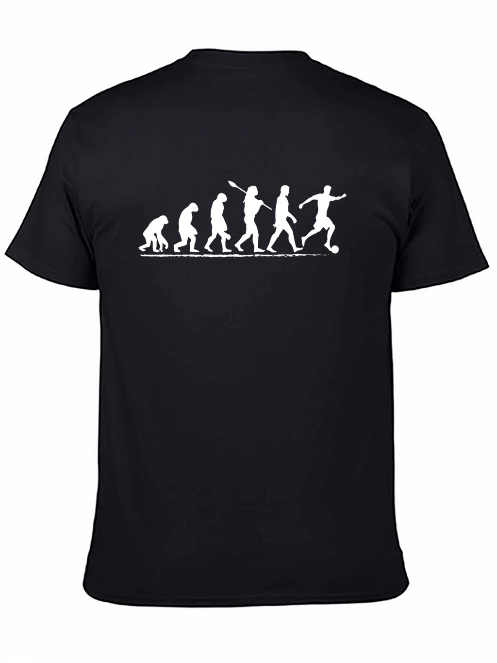 Evolution of Soccer Black T-Shirt