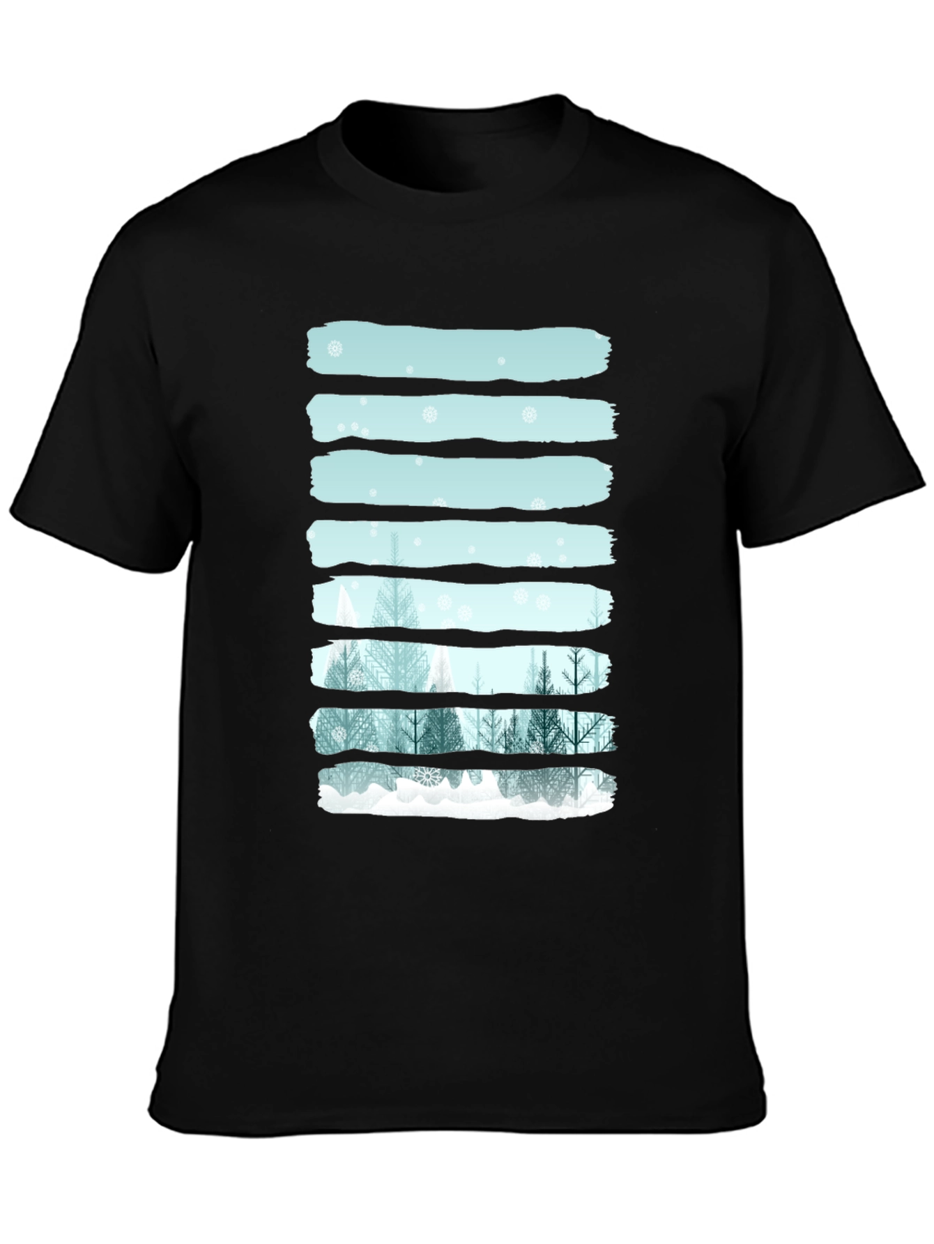Winter Forest Graphic Tee - Stylish Nature Design