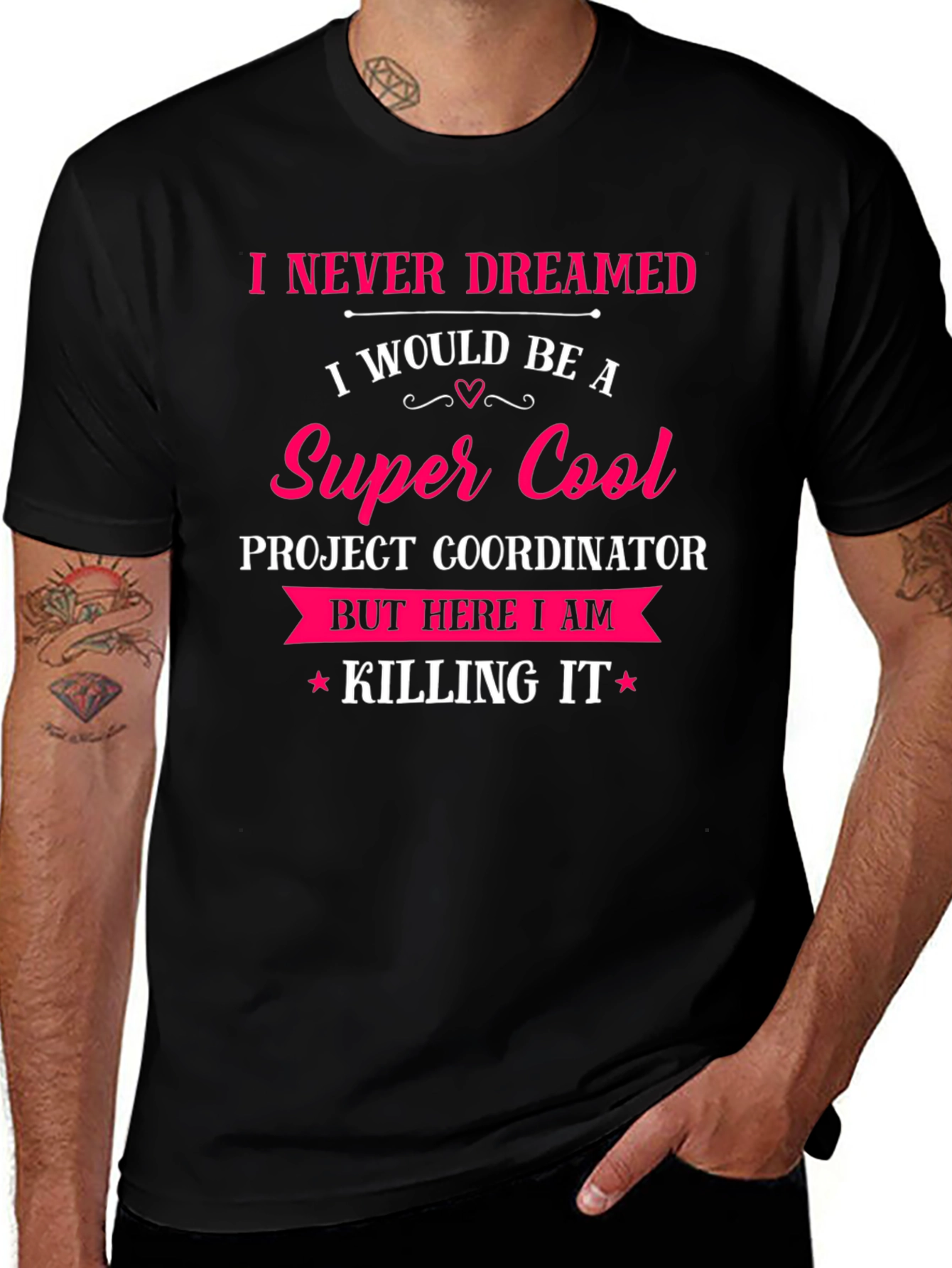 Super Cool Project Coordinator Graphic T-Shirt