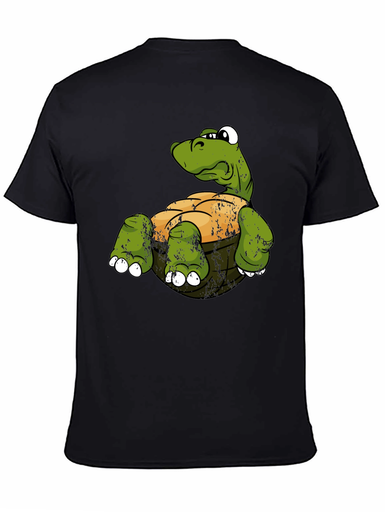 Funny Turtle Graphic Print T-Shirt