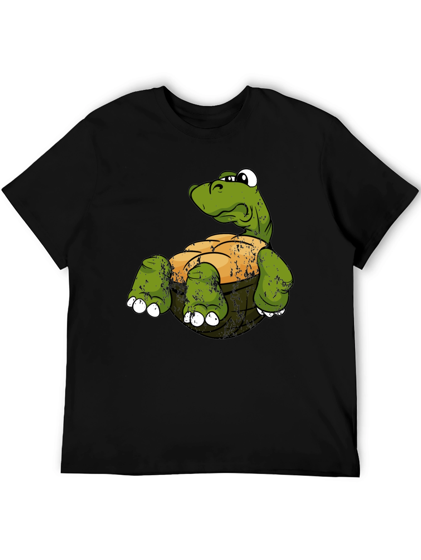 Funny Turtle Graphic Print T-Shirt