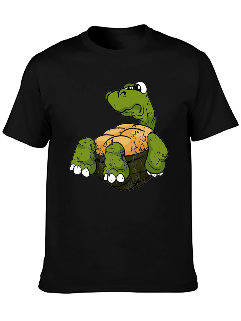 Funny Turtle Graphic Print T-Shirt