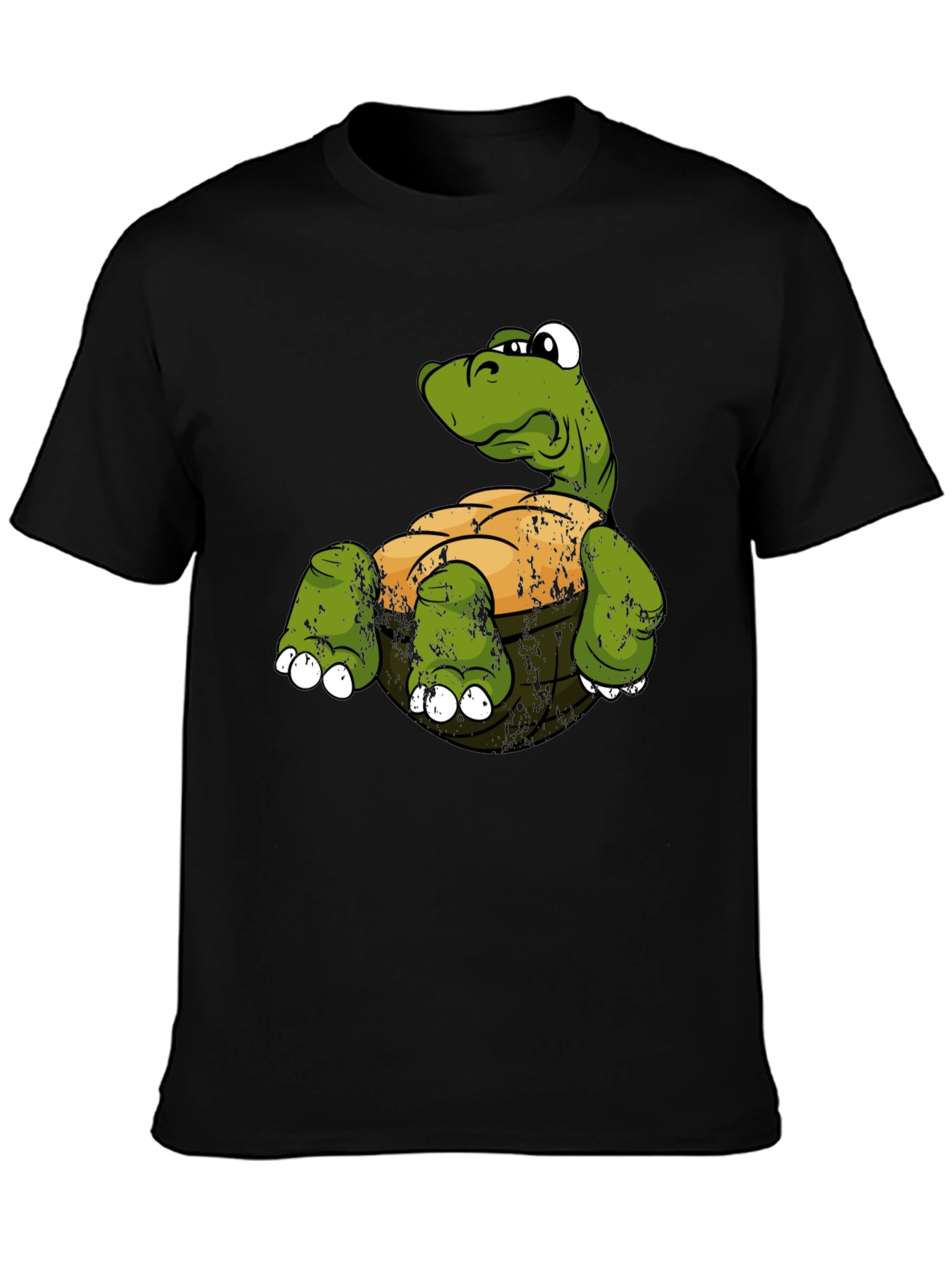 Funny Turtle Graphic Print T-Shirt