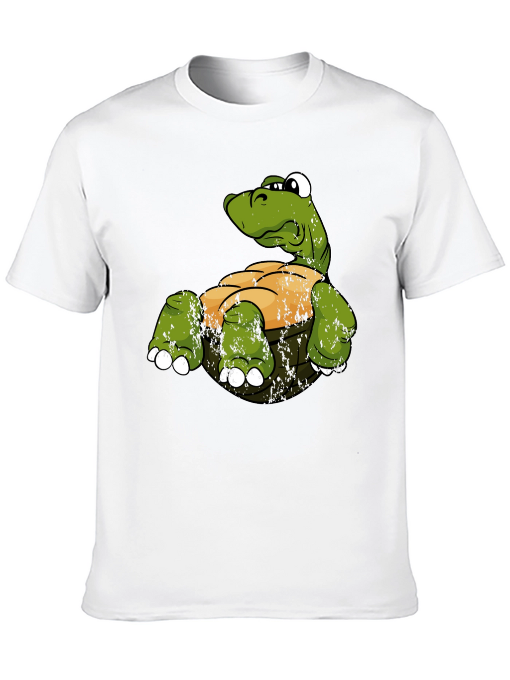 Funny Turtle Graphic Print T-Shirt