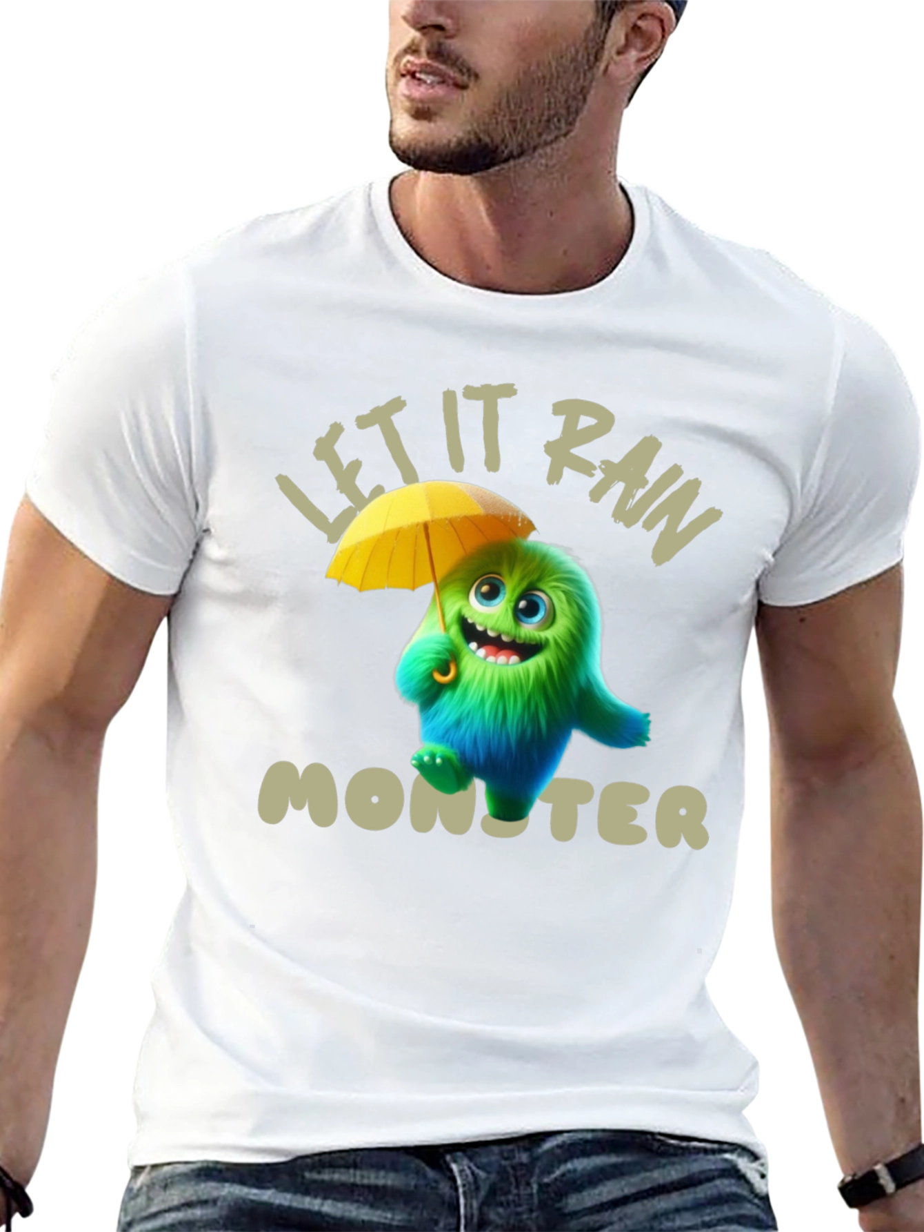 Let It Rain Monster Graphic Tee