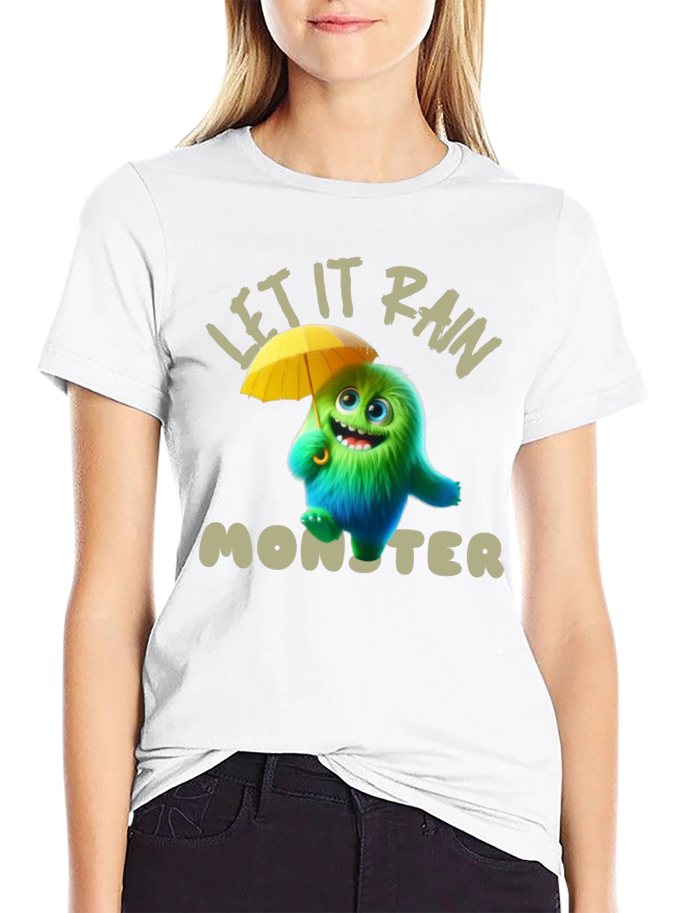 Let It Rain Monster Graphic Tee