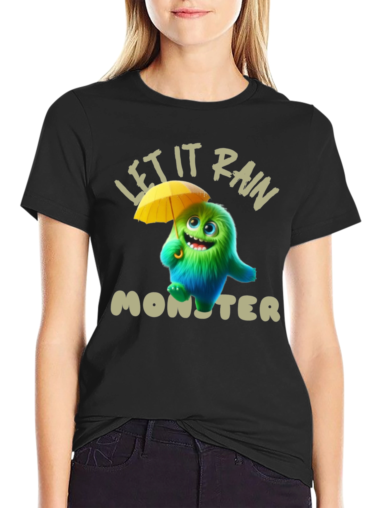 Let It Rain Monster Graphic Tee