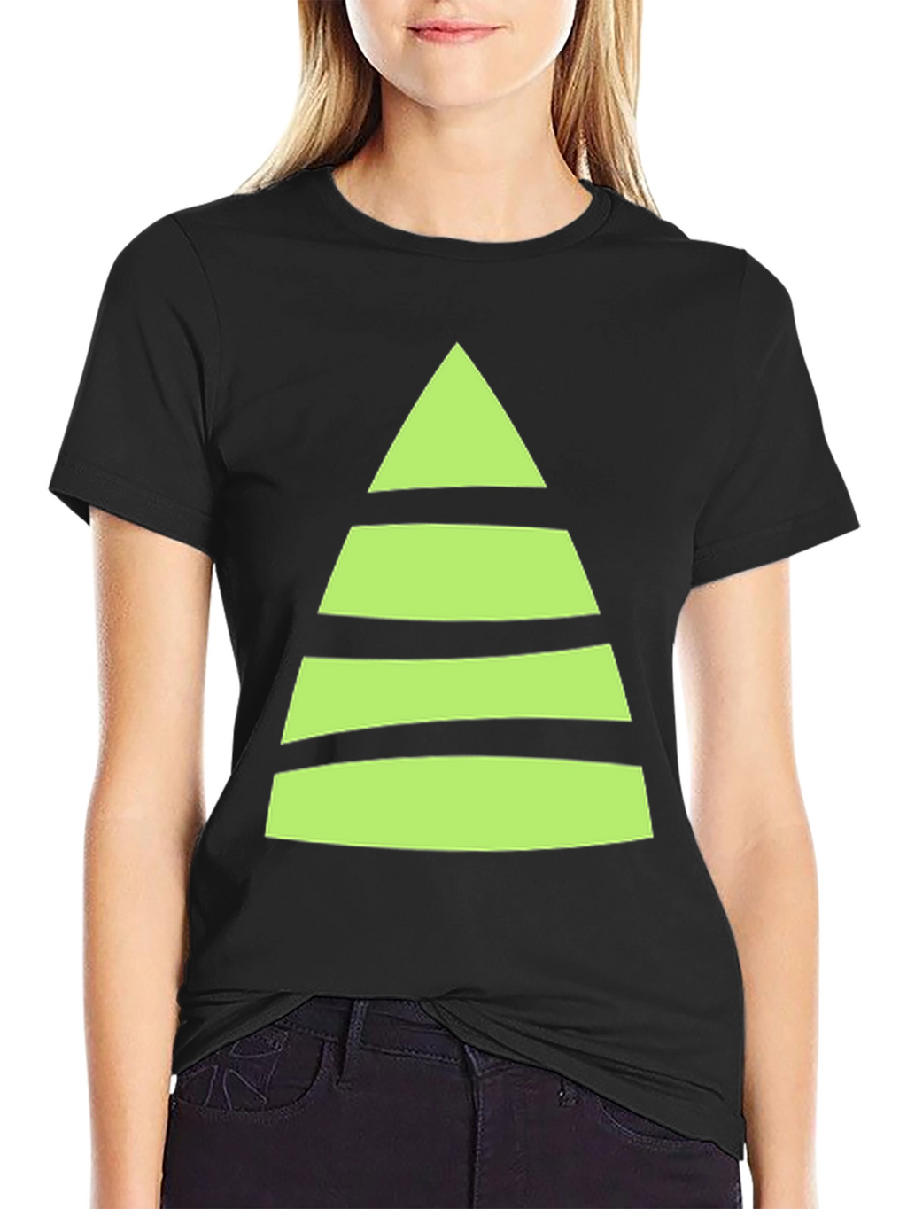 Striped Christmas Tree T-Shirt