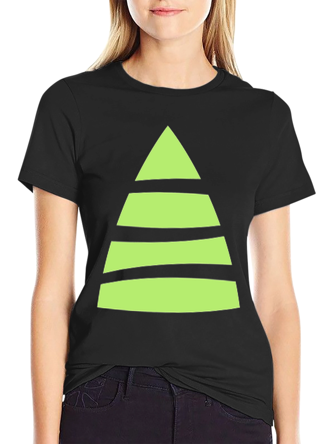 Striped Christmas Tree T-Shirt