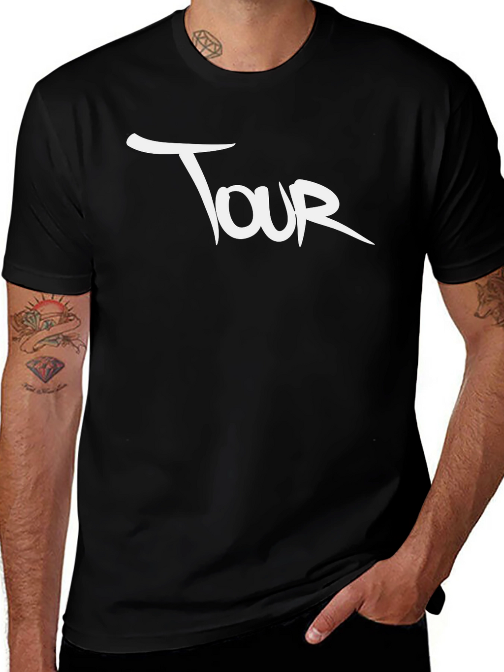Black Tour Graphic T-Shirt