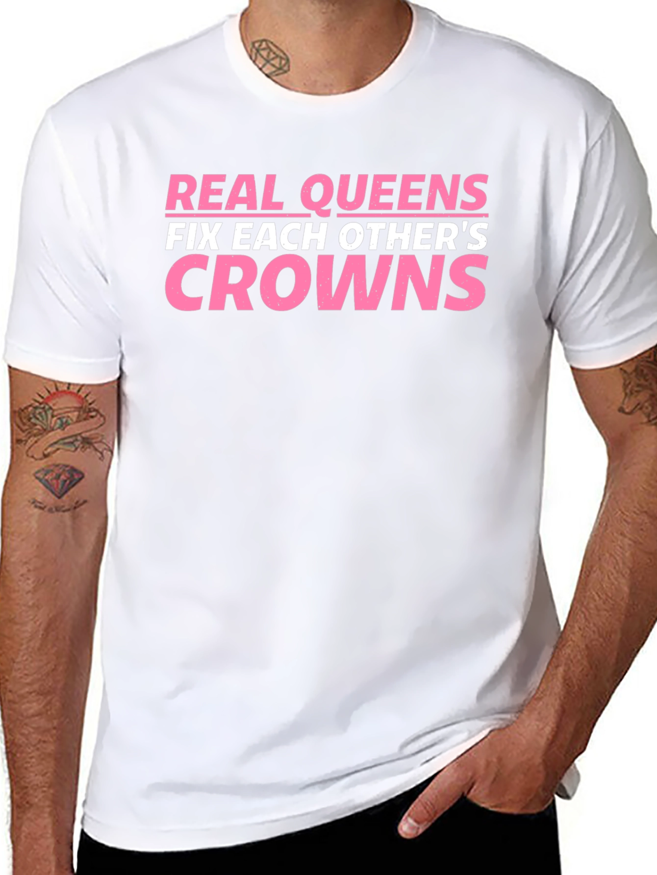 Real Queens Fix Each Others Crowns T-Shirt