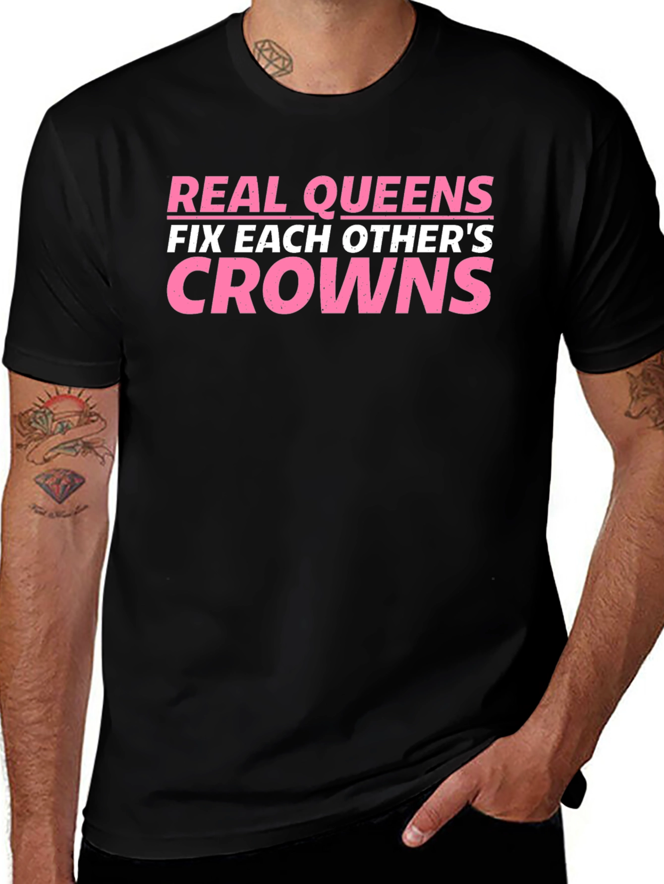 Real Queens Fix Each Others Crowns T-Shirt