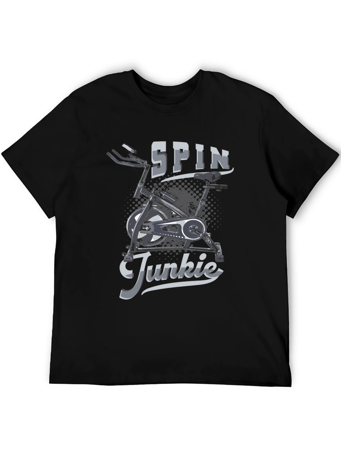 Spin Junkie Graphic T-Shirt - Black