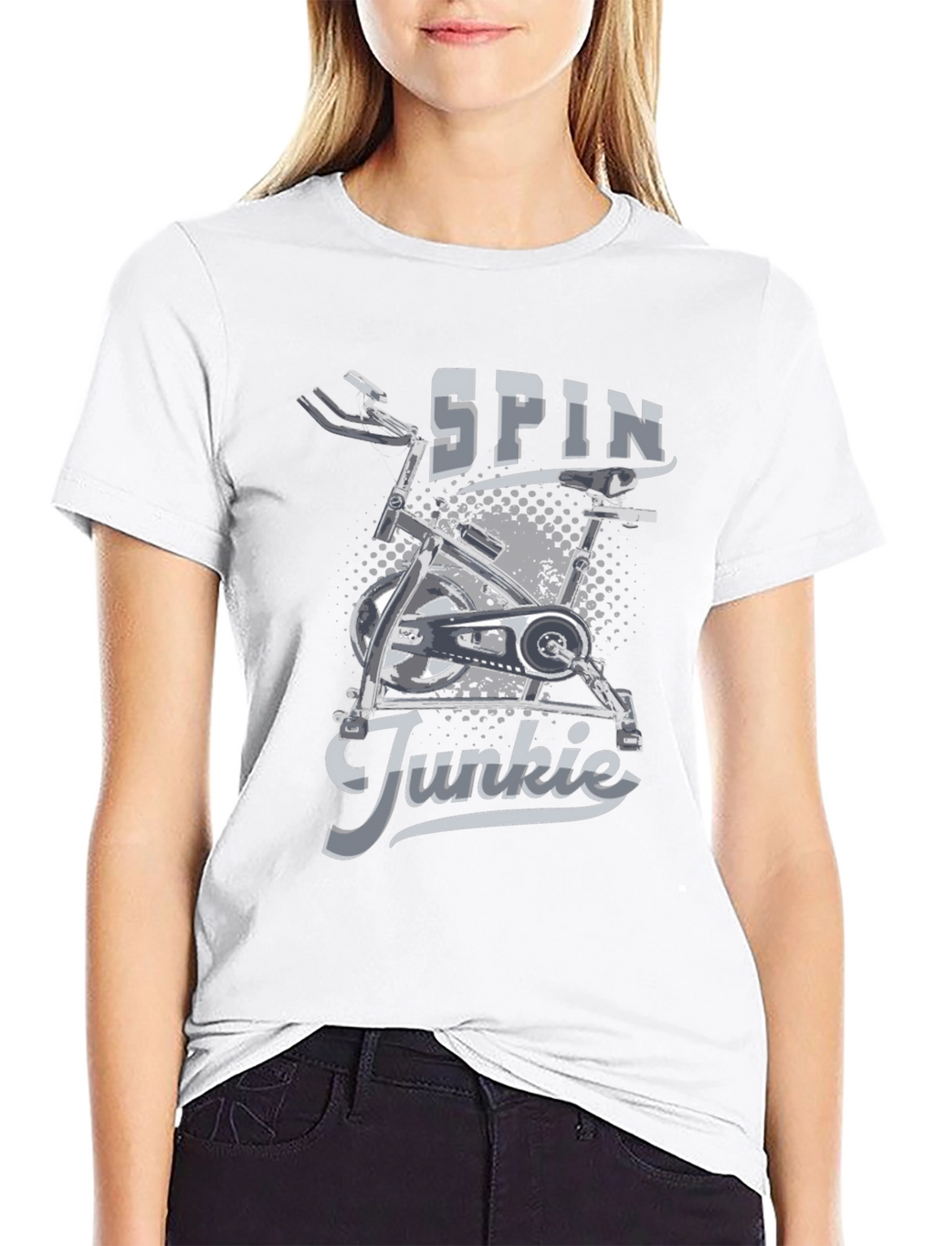 Spin Junkie Graphic T-Shirt - Black