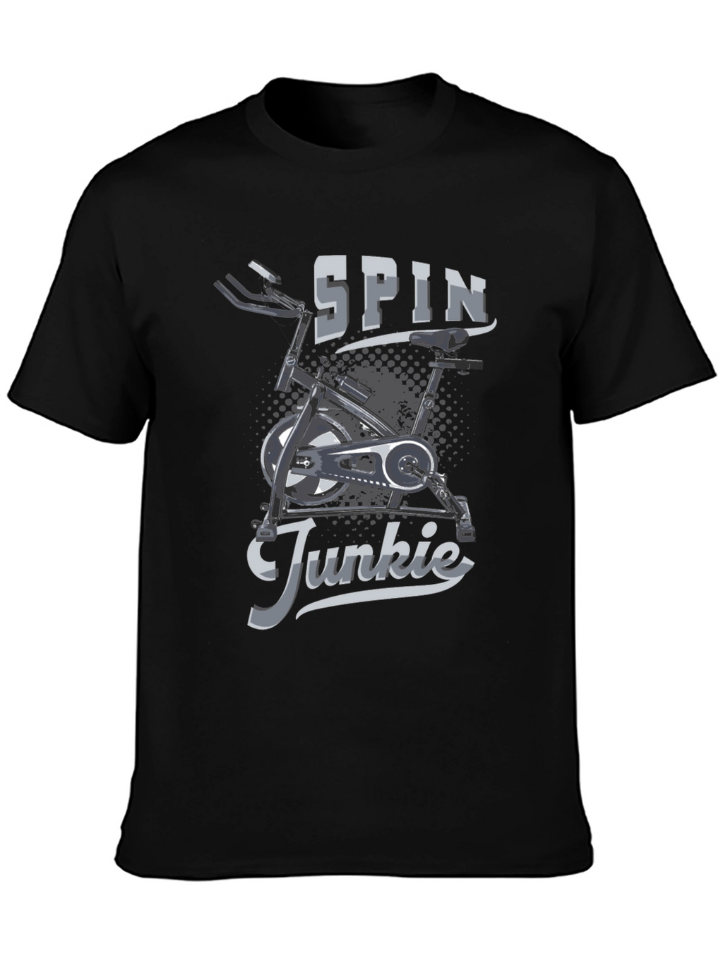Spin Junkie Graphic T-Shirt - Black