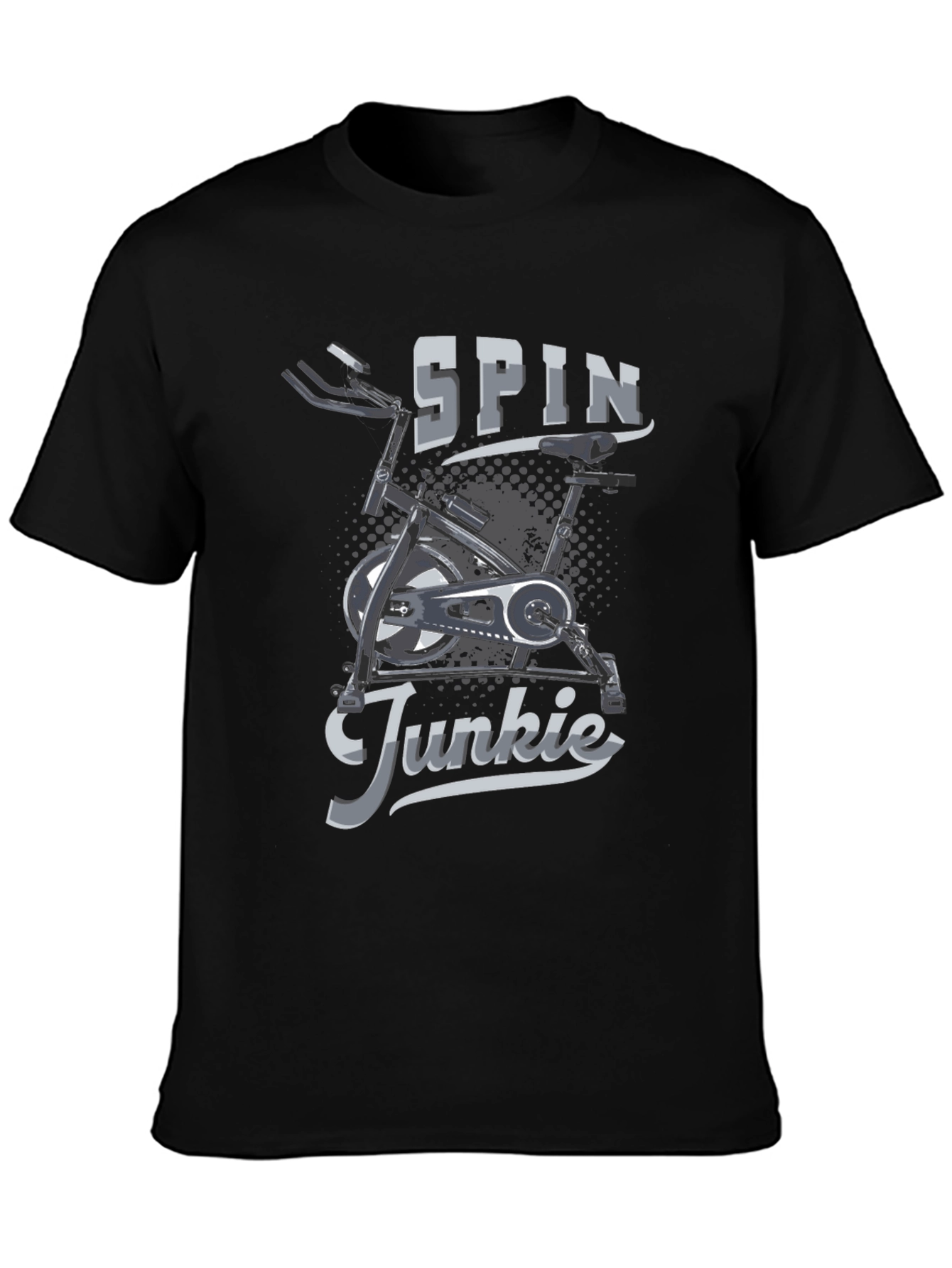Spin Junkie Graphic T-Shirt - Black