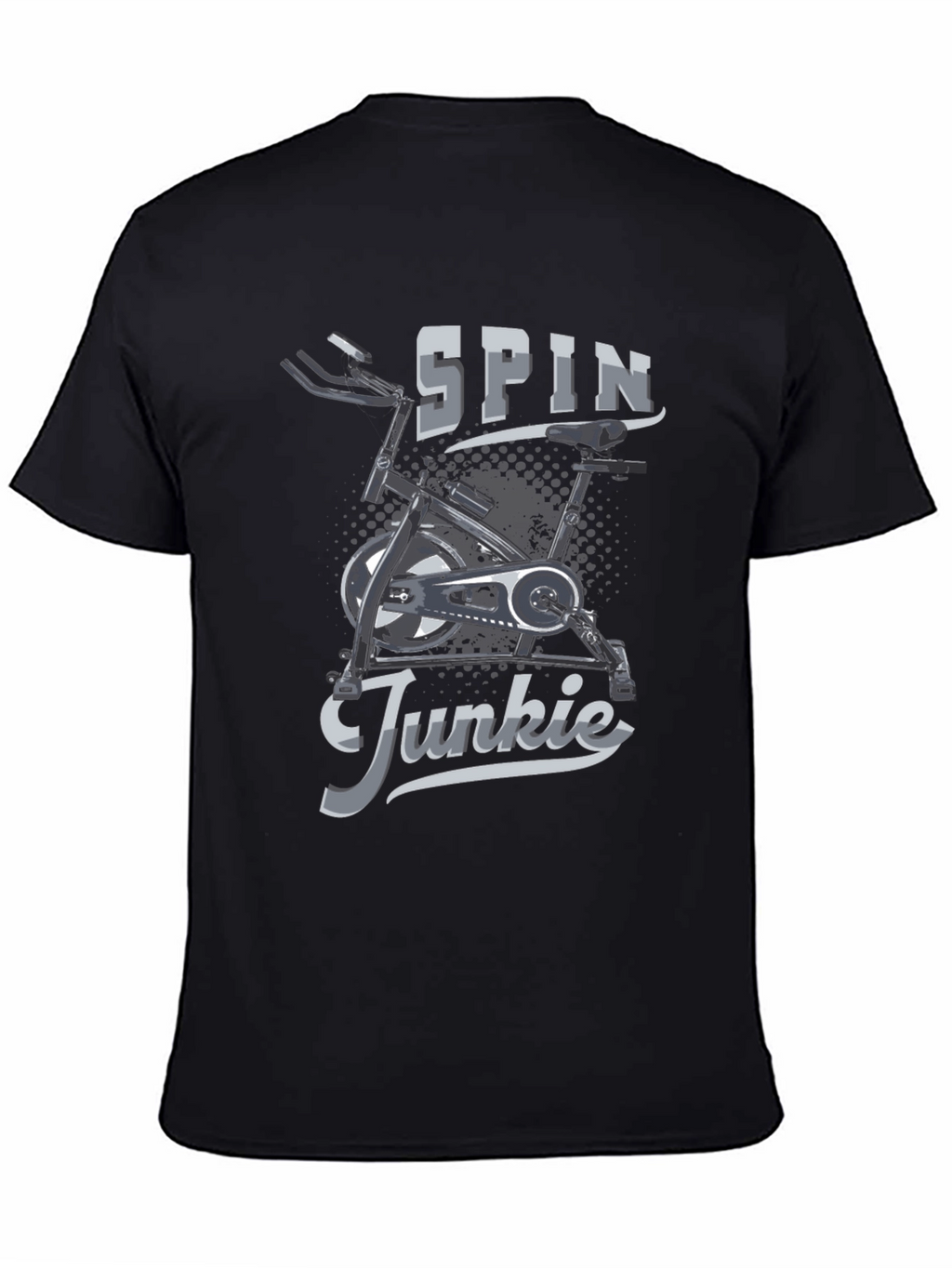 Spin Junkie Graphic T-Shirt - Black