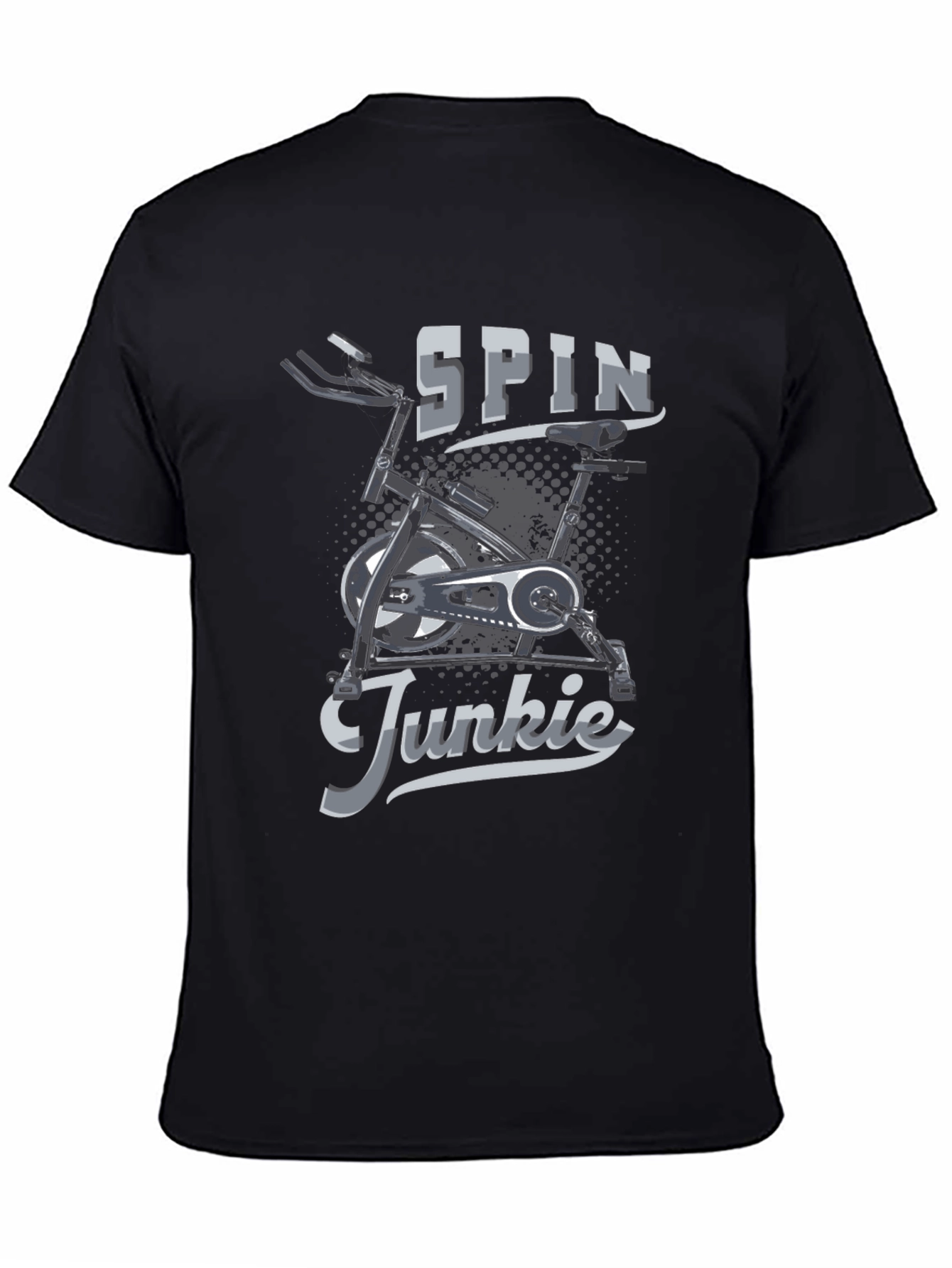 Spin Junkie Graphic T-Shirt - Black