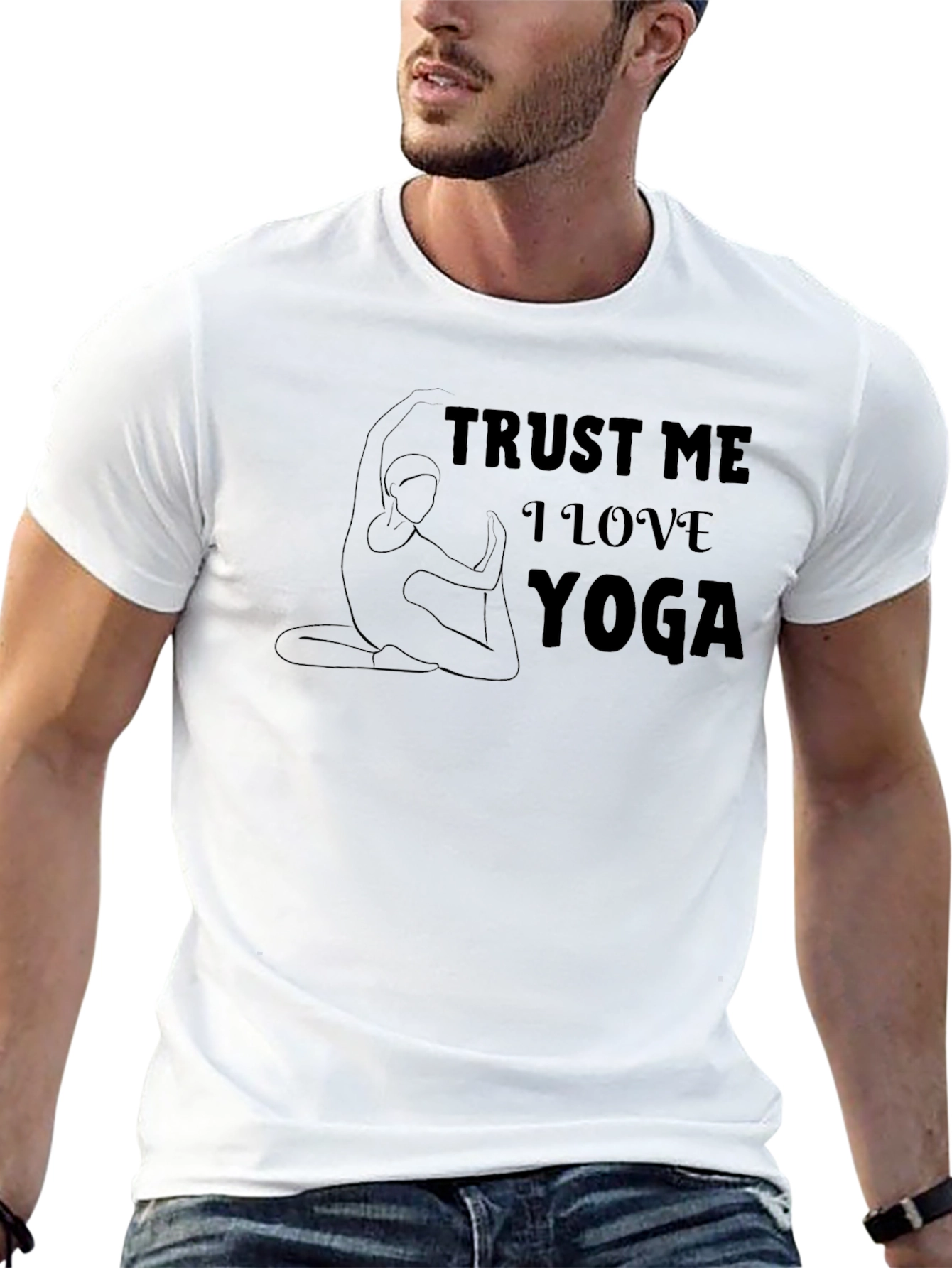 Trust Me I Love Yoga Graphic T-Shirt