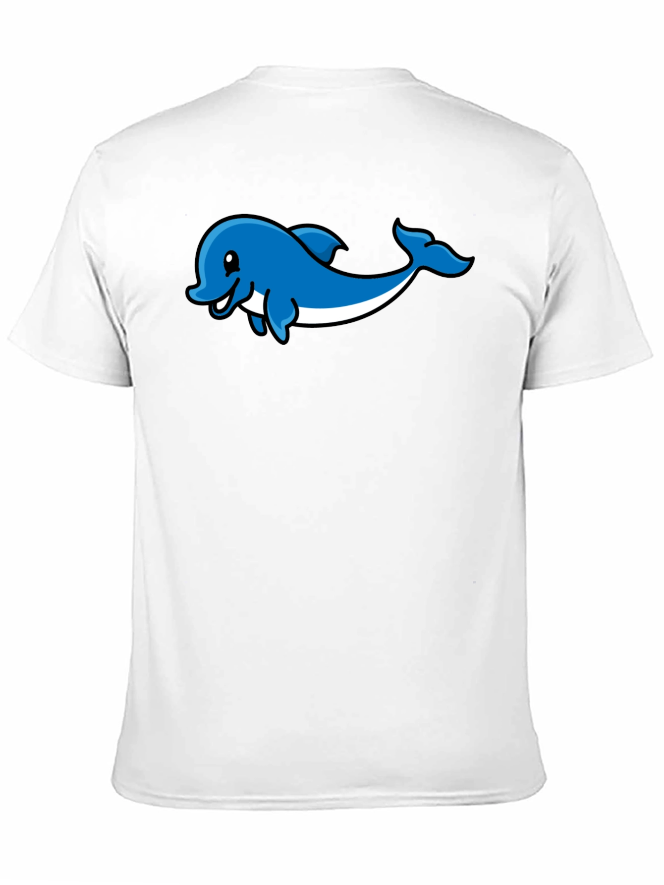 Dolphin Graphic Print T-Shirt - Stylish Casual Wear