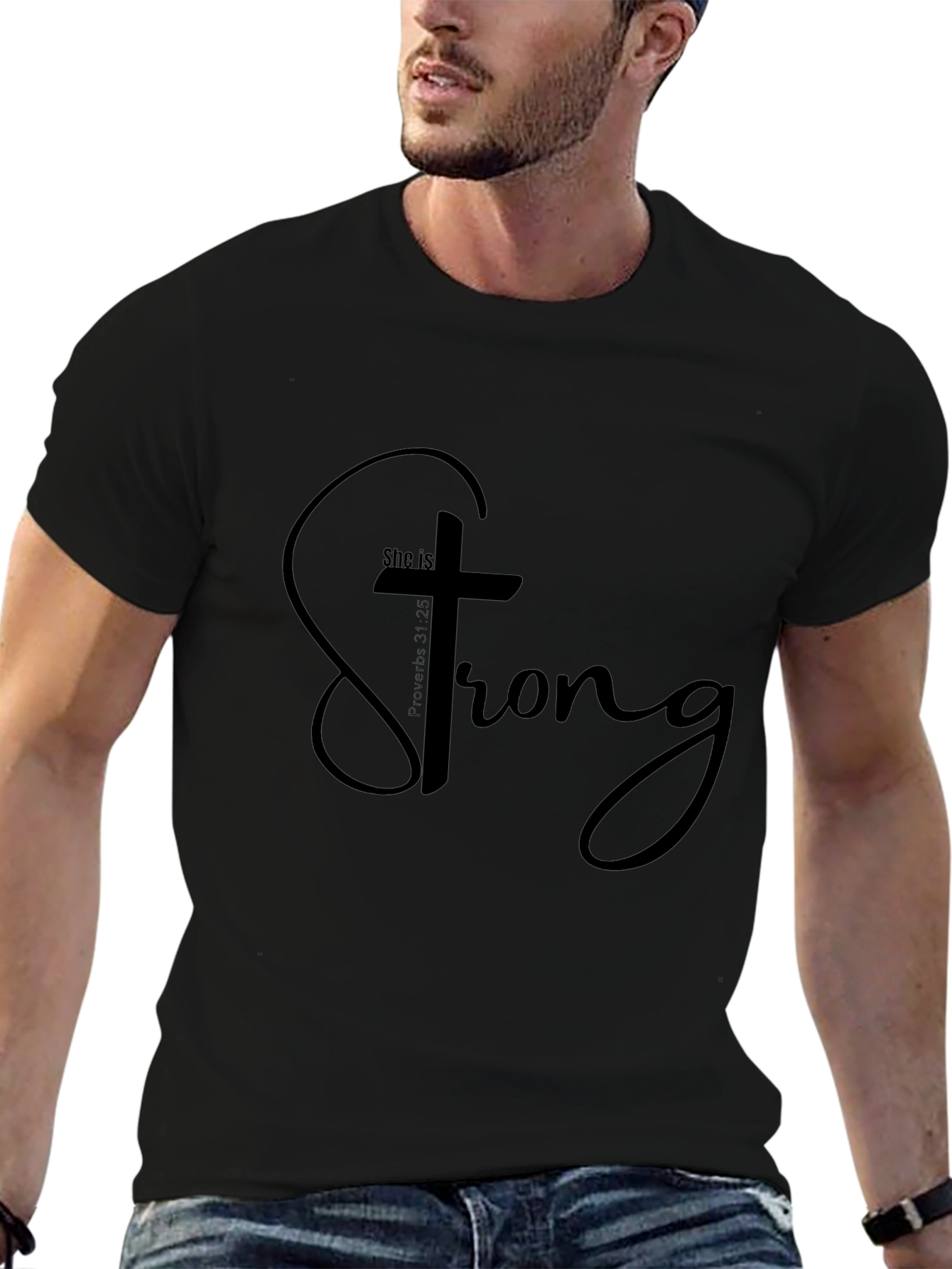 She is Strong Christian T-Shirt