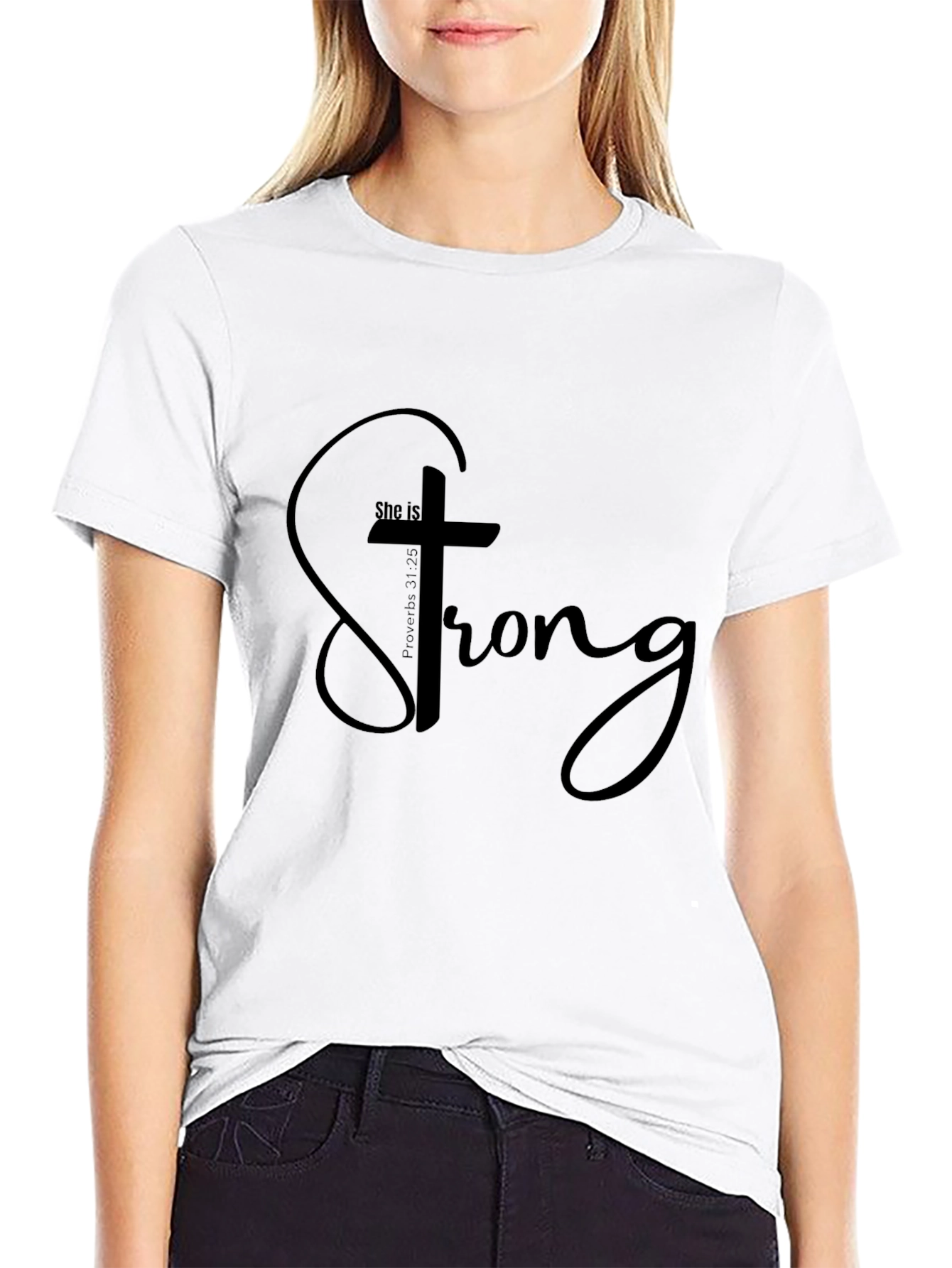 She is Strong Christian T-Shirt