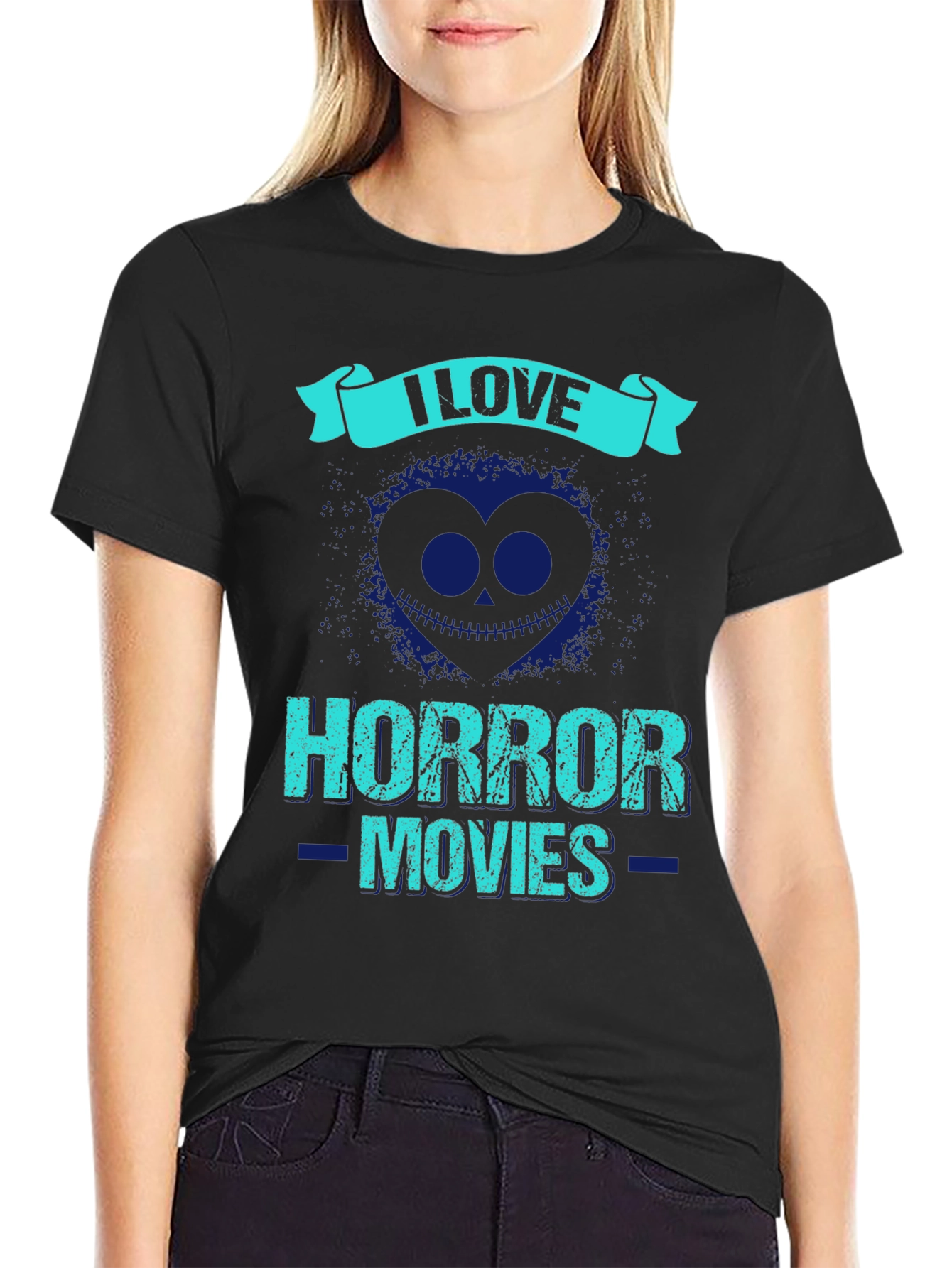 I Love Horror Movies Graphic Tee
