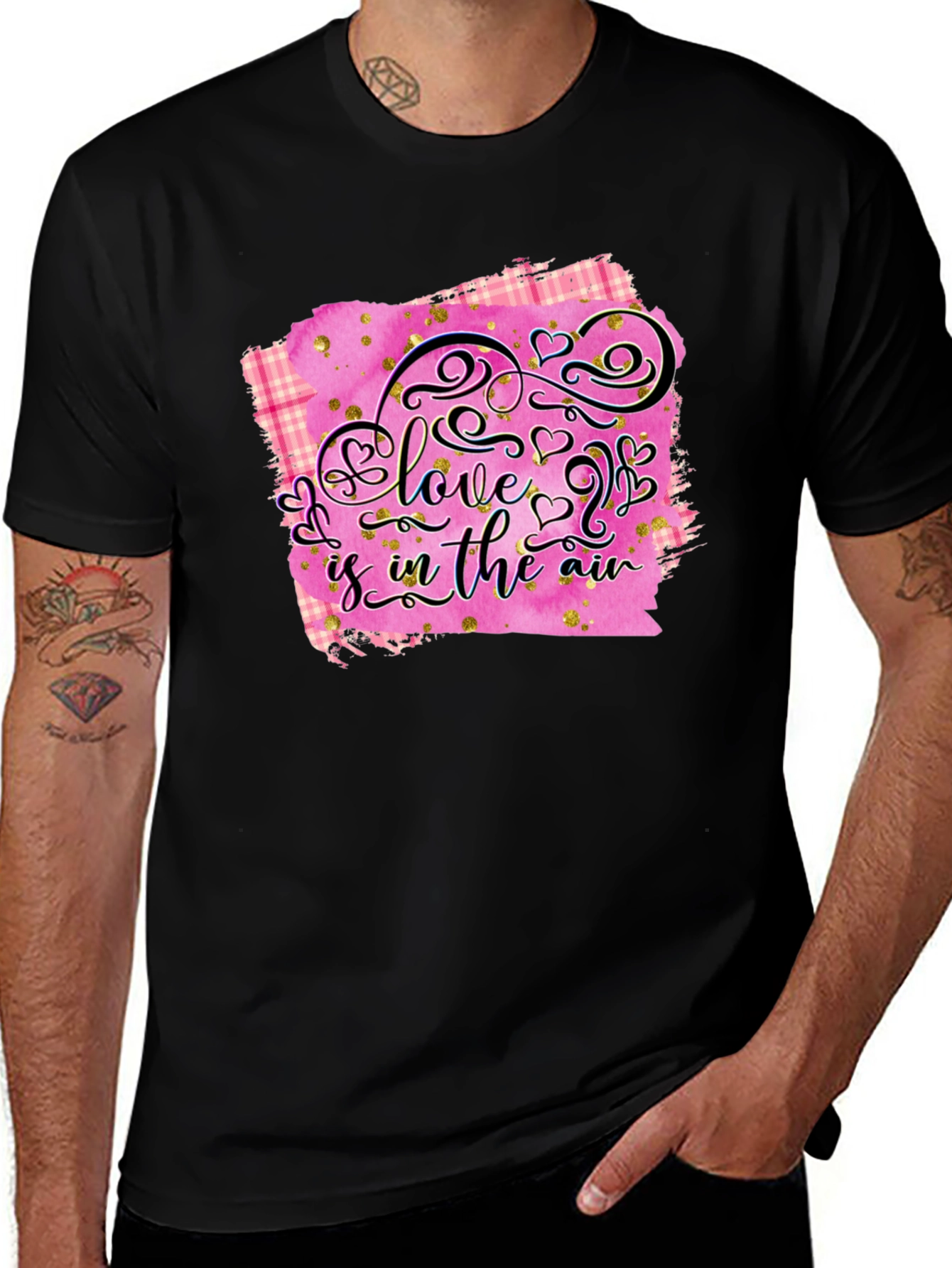 Love is in the Air Graphic Tee - Valentines Day Shirt