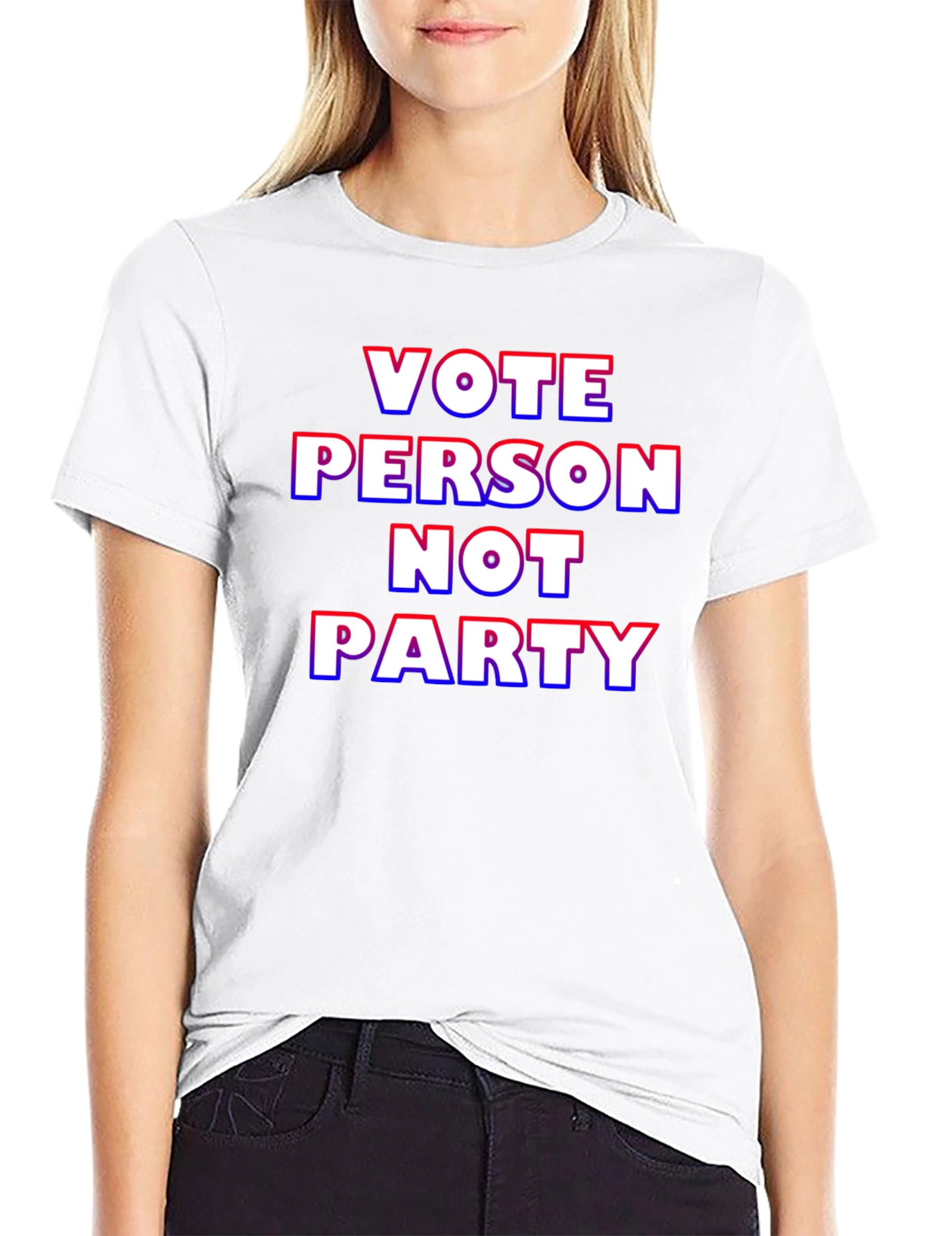 Vote Person Not Party Graphic T-Shirt