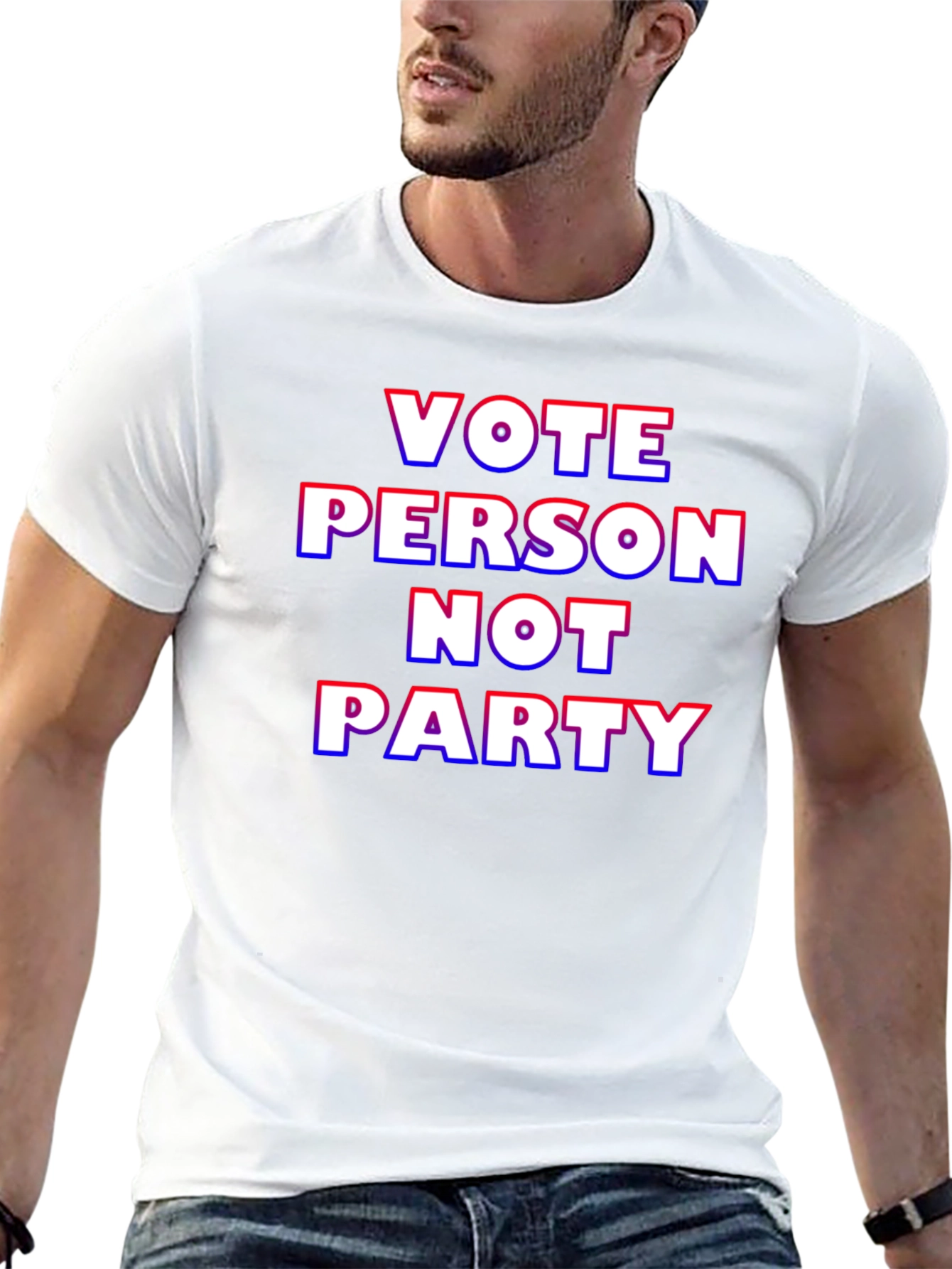 Vote Person Not Party Graphic T-Shirt