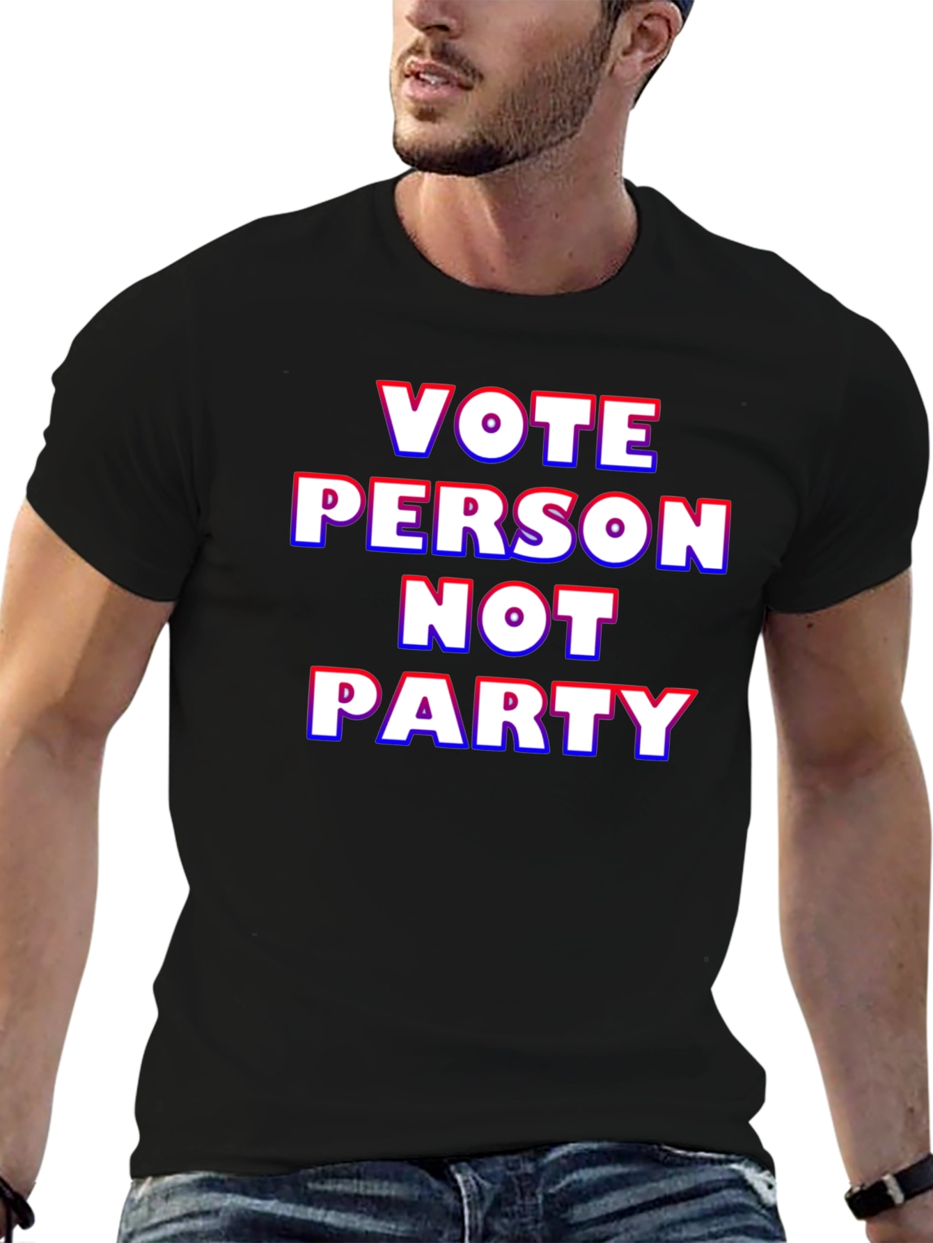 Vote Person Not Party Graphic T-Shirt