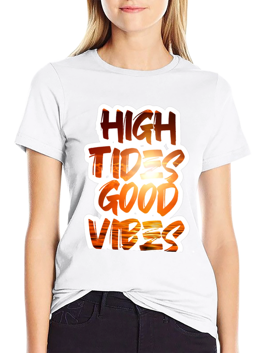 High Tides Good Vibes Graphic Tee