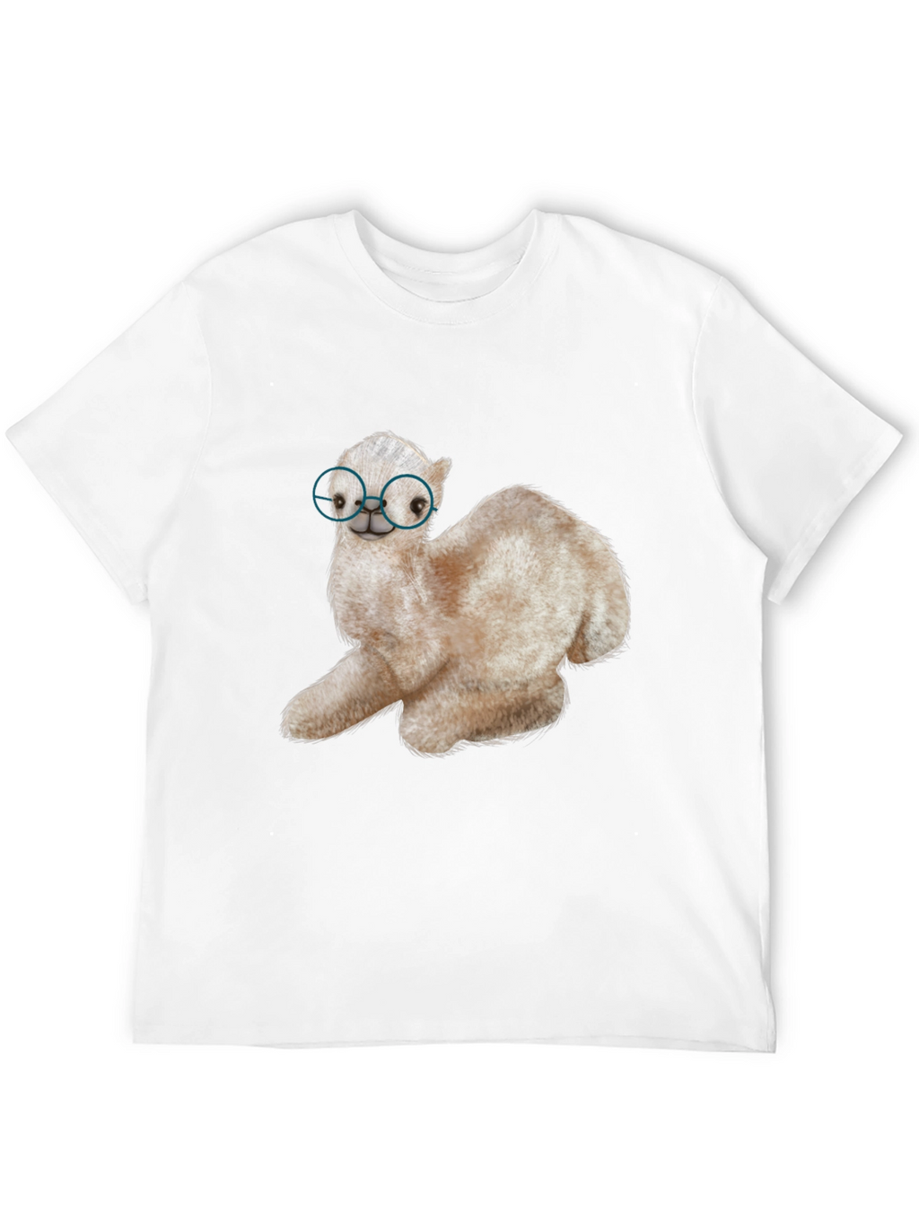 Alpaca with Glasses Graphic Tee