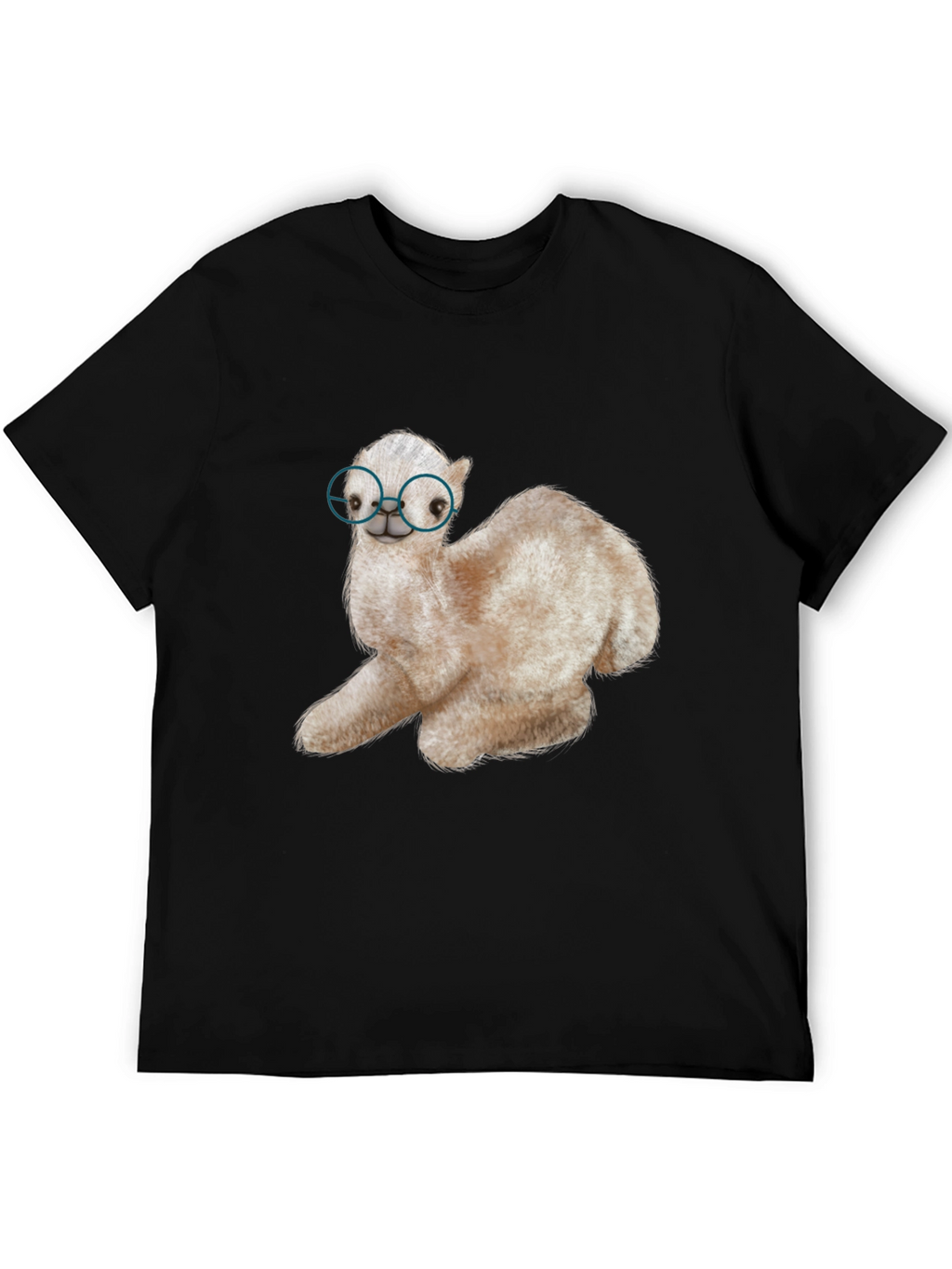 Alpaca with Glasses Graphic Tee