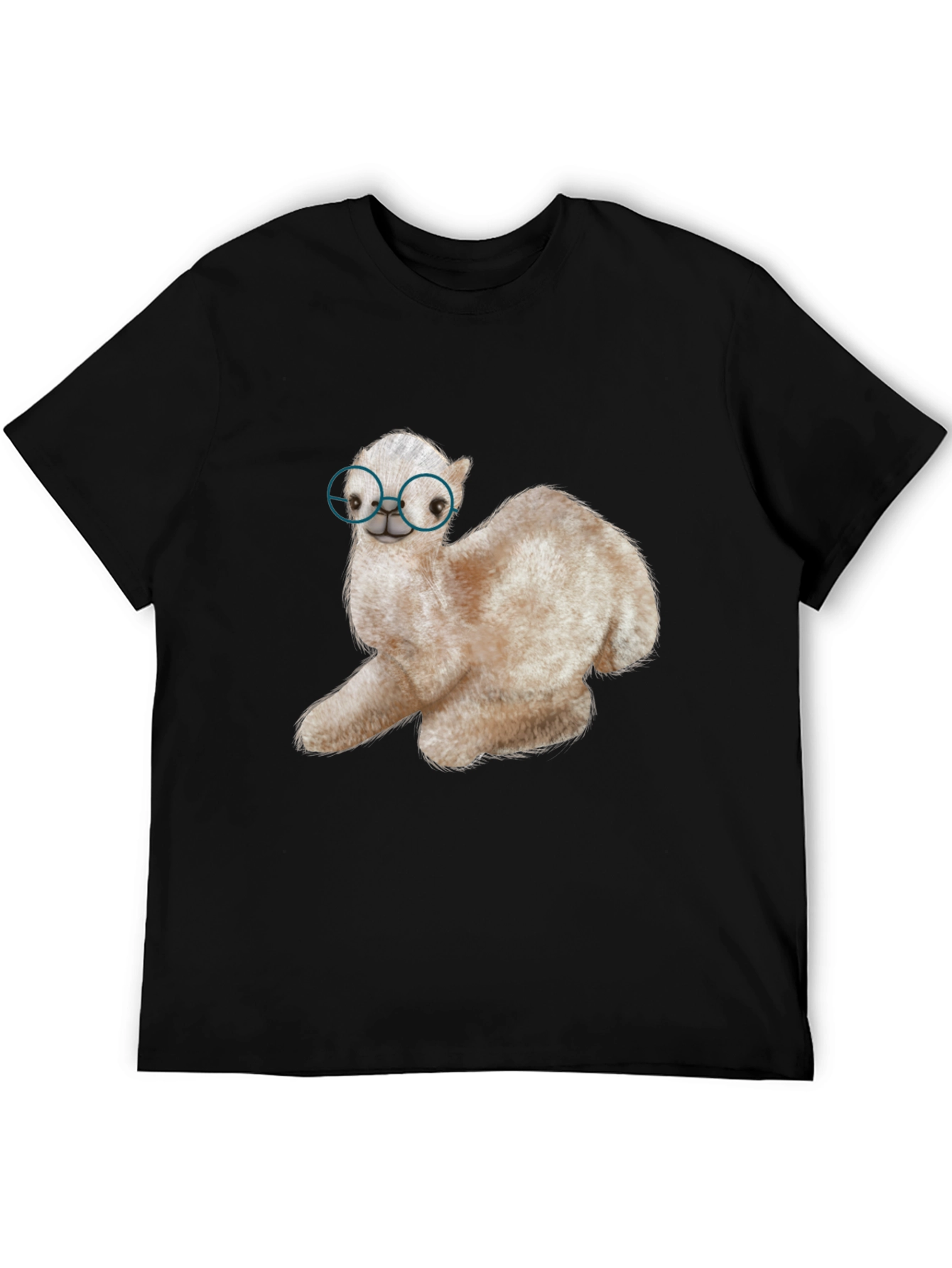 Alpaca with Glasses Graphic Tee