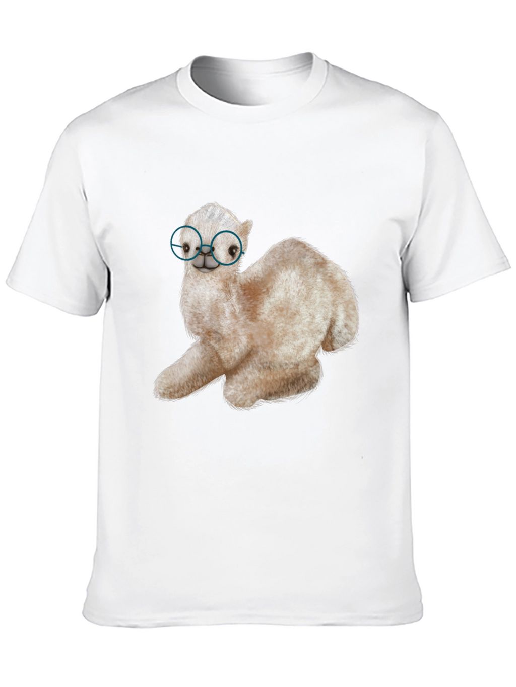 Alpaca with Glasses Graphic Tee