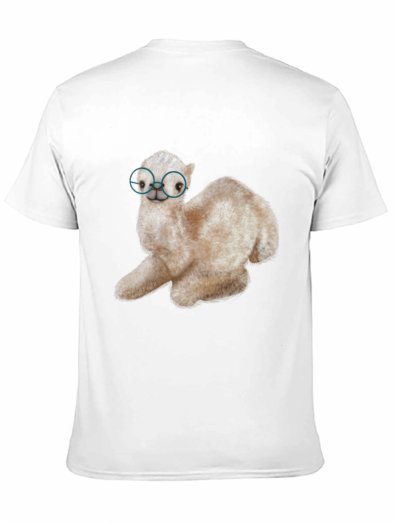Alpaca with Glasses Graphic Tee
