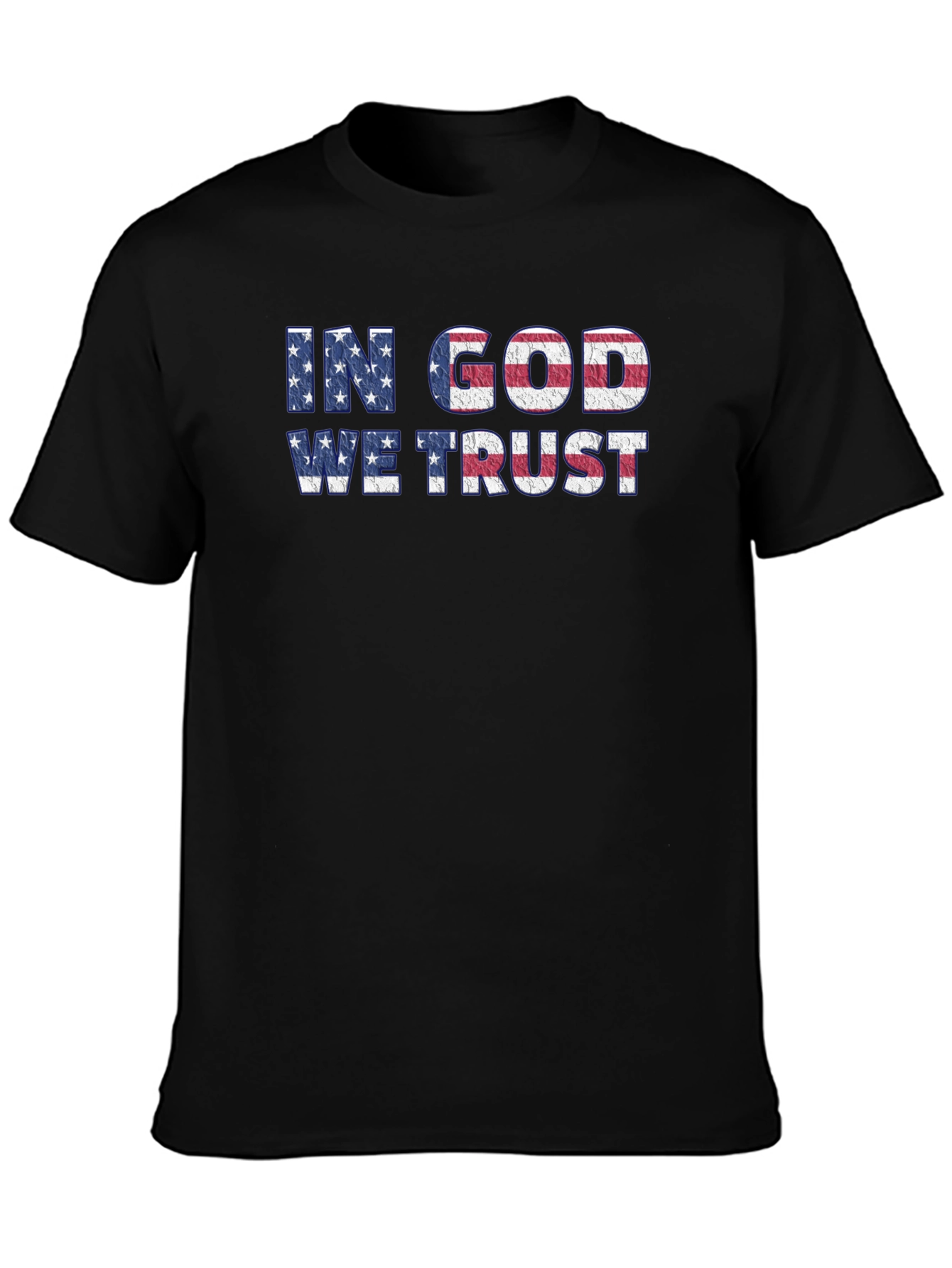 Patriotic T-Shirt: In God We Trust American Flag Design