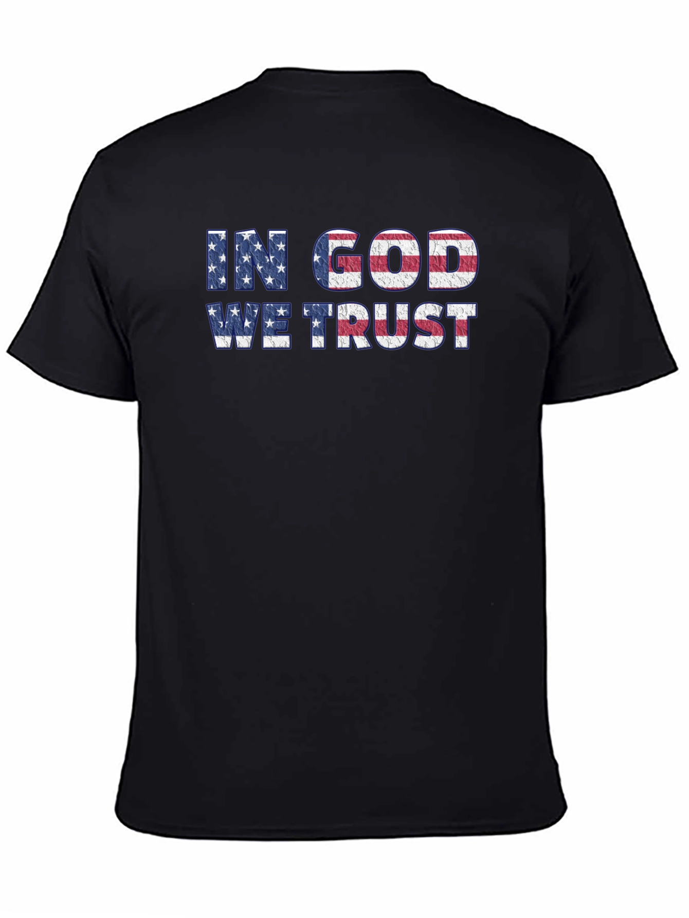 Patriotic T-Shirt: In God We Trust American Flag Design