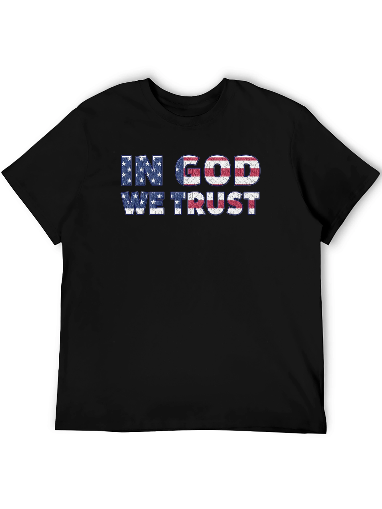 Patriotic T-Shirt: In God We Trust American Flag Design