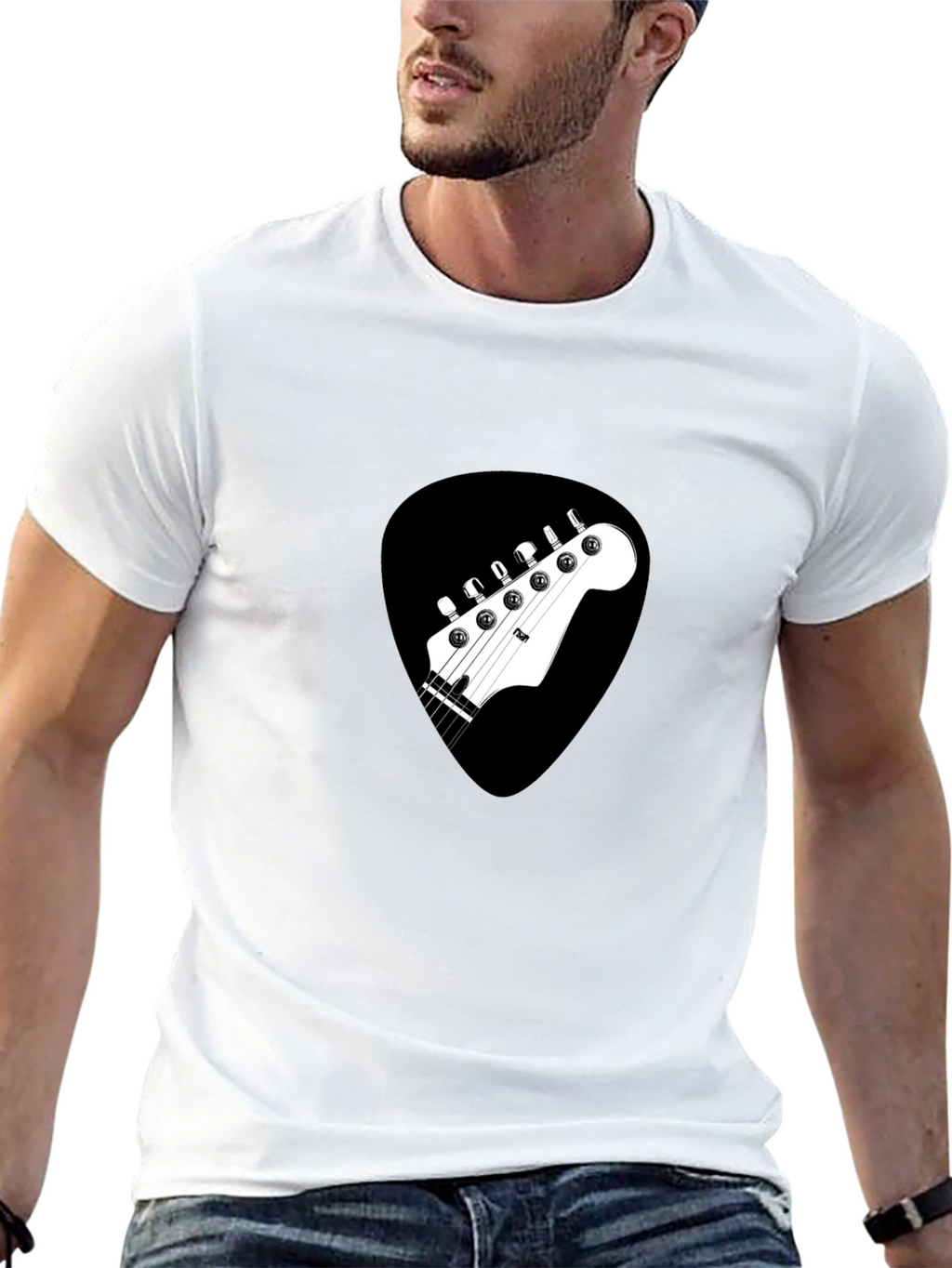 Guitar Pick T-Shirt - Music Lover Tee