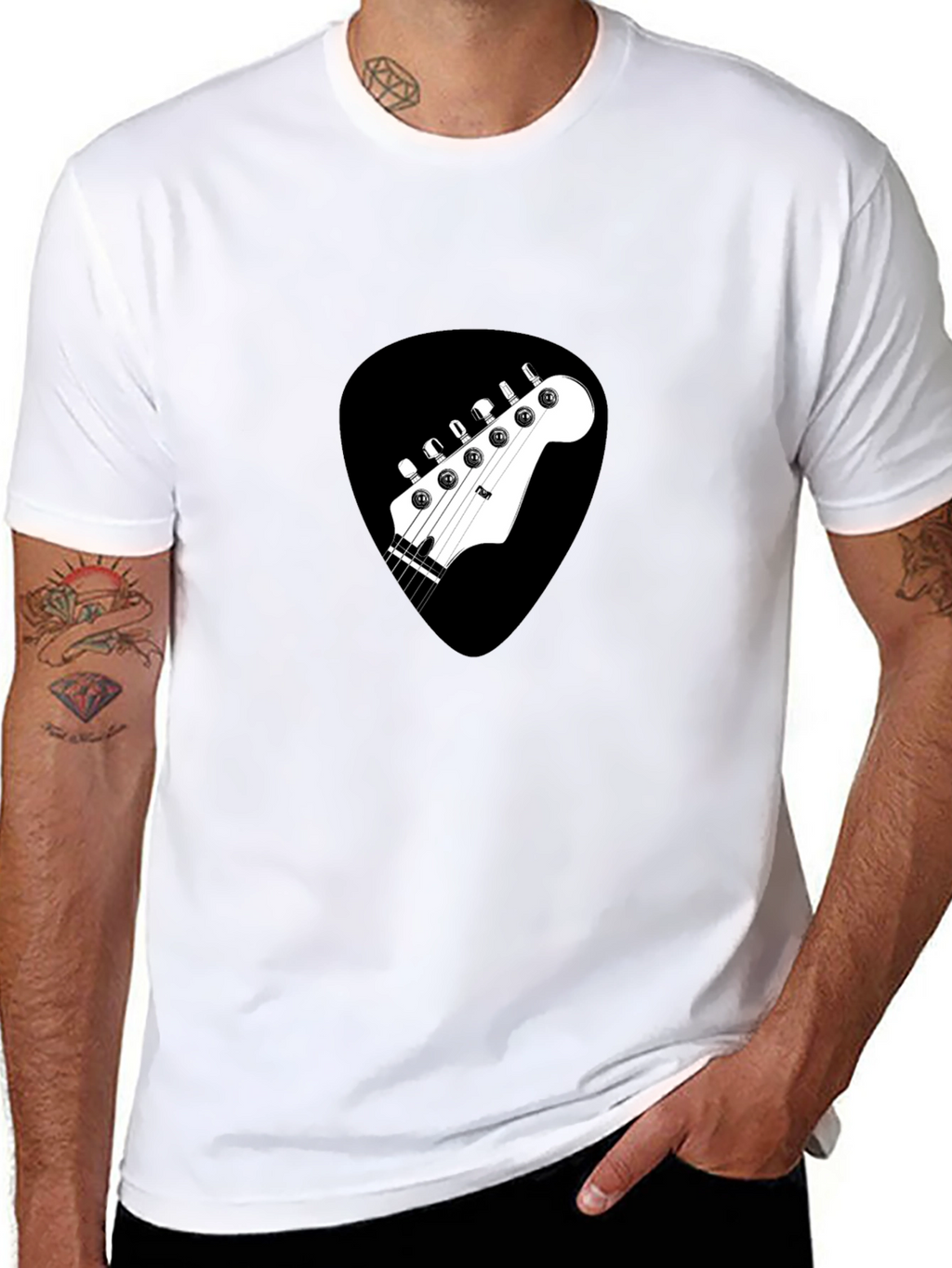 Guitar Pick T-Shirt - Music Lover Tee